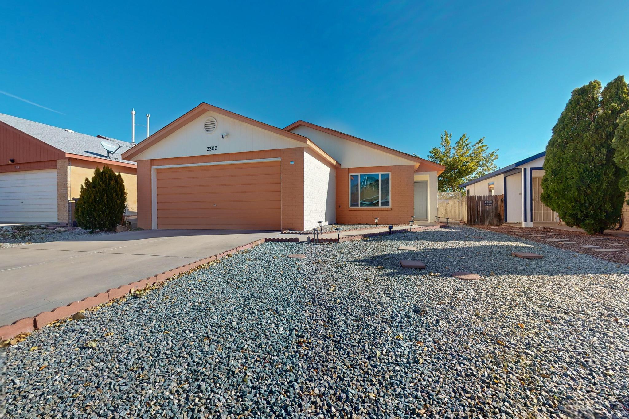 Beautifully updated 3 bedroom, 2 bathroom home is packed with upgrades! Enjoy the new shingle roof, refrigerated air, fresh paint inside and out, complemented by new energy-efficient windows, recessed lighting and durable tile and vinyl flooring. The living space offers high ceilings with bright natural light giving an open concept feel. The kitchen updates include granite countertops, stainless appliances and freshly painted cabinets plus space for an eat in breakfast nook. The primary bedroom has a beautifully designed tile shower, walk-in closet and both bathrooms feature modern vanities and fixtures. A versatile bonus room can serve as a 4th bedroom, second living area, home office, or gym.  Convenient location with easy access to I-40 and no HOA... this is the o