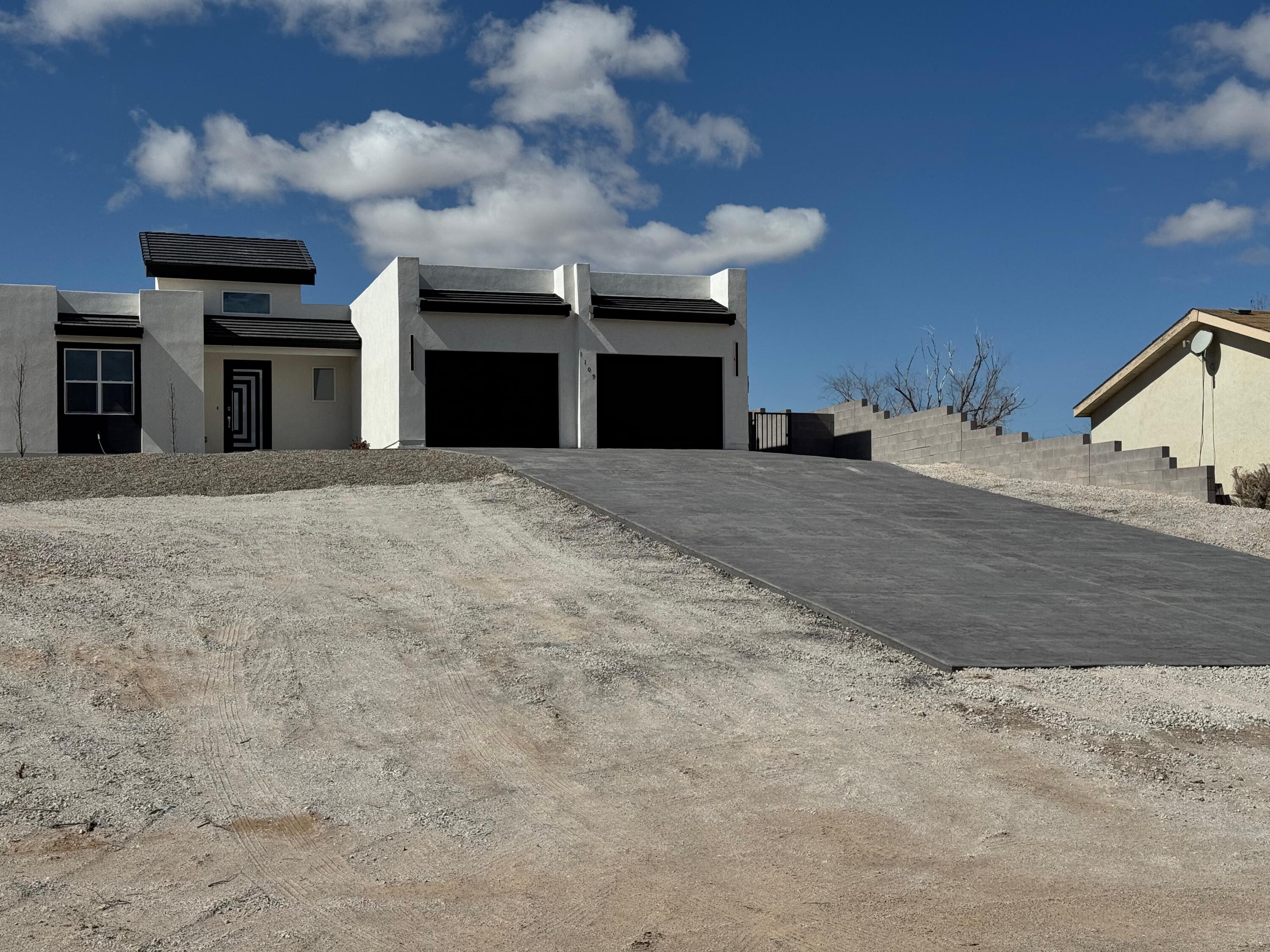 SELLER OFFERING $10K TOWARDS BUYER CLOSING COSTS OR RATE BUYDOWN! Stunning new build on 1/2 acre with backyard access! Step into this enviting and highly functional floorplan and admire the quality and intention throughout. Lots of wow factor from the custom, handmade cabinetry, to the granite, to the primary shower, to the soaring ceilings. 4 bedrooms and 2.5 baths complete with oversized laundry room. Block walls encompass the backyard for privacy and still allow access for your toys. Some MOUNTAIN VIEWS from the backyard!