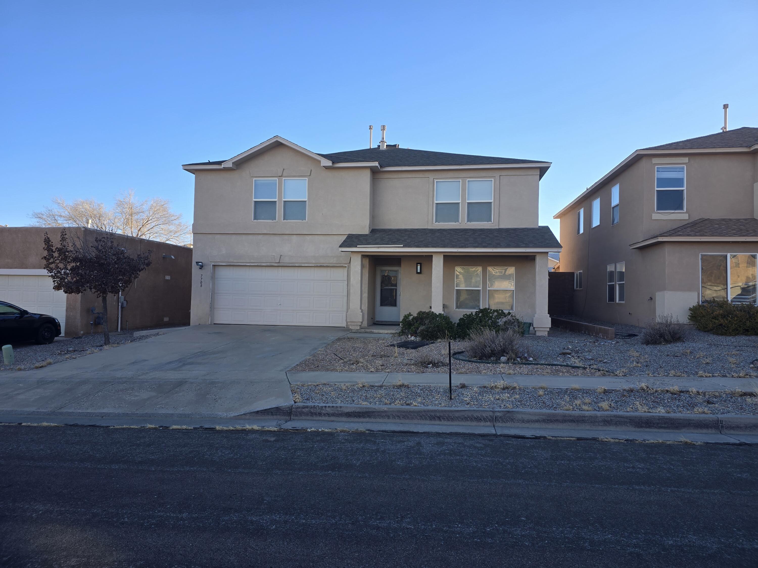 This charming 4-bedroom, 2.5-bathroom home in Albuquerque's Paradise West neighborhood is ready for you to move in and make it your own! With 2,750 square feet of living space, there's plenty of room for everyone to spread out and relax.The open floor plan is perfect for entertaining,1 and the spacious kitchen is a cook's dream. You'll love spending evenings curled up by the fireplace in the living room, or enjoying the New Mexico sunshine in the private backyard.This home has been lovingly maintained and features recent updates throughout. It's located in a quiet, family-friendly neighborhood, close to schools, parks, and shopping.Don't miss out on this fantastic opportunity to own a piece of Paradise West!If you'd like to see it in person, give us a call today!