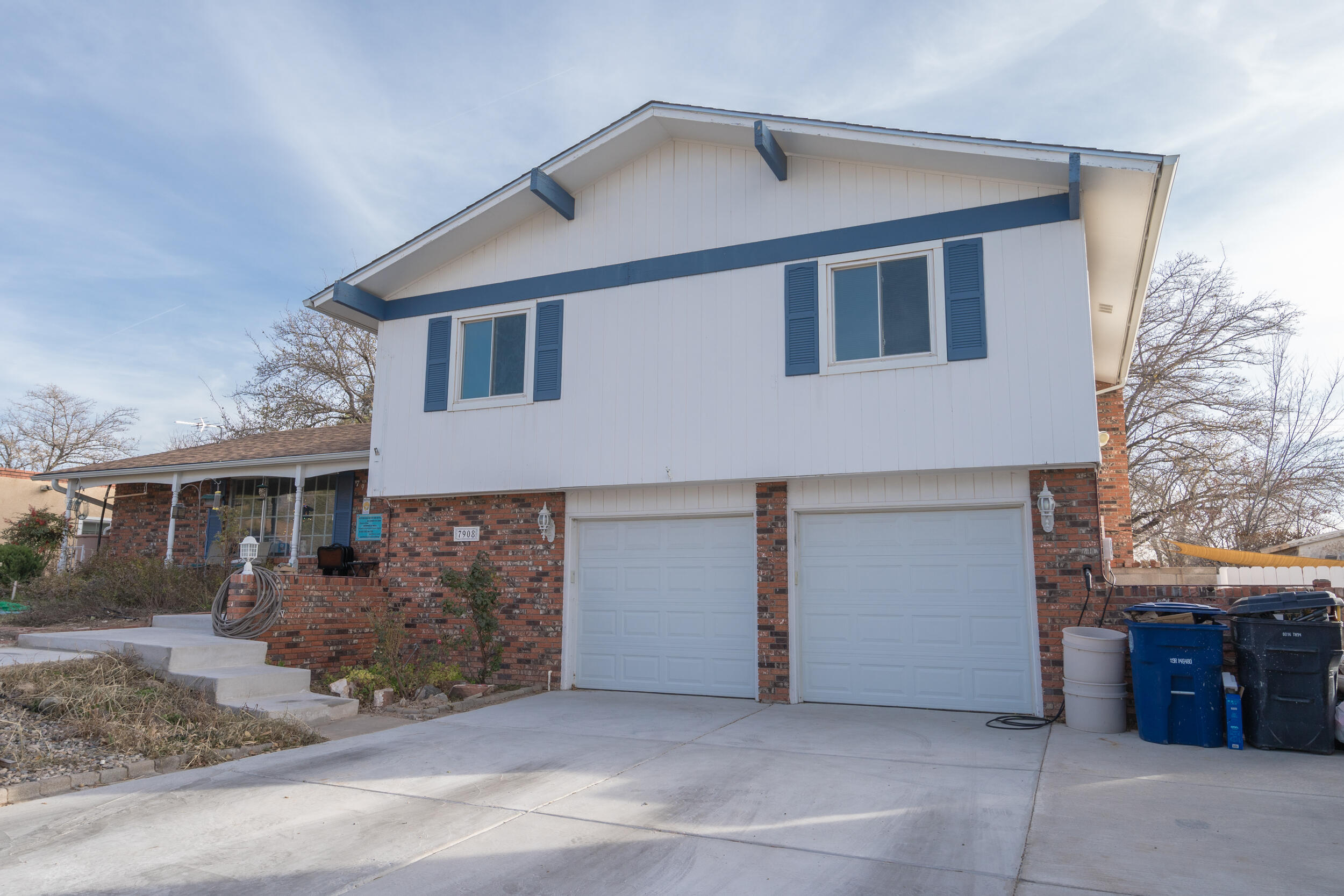 ''Beautiful, updated home with solar panels and refrigerated air. This charming, move-in ready home has skylights that provide natural light. It includes a spacious master with French doors, patio, and a clawfoot tub. A cozy den awaits with built-in bookshelves and a striking brick fireplace. There are fruit trees in front and the shaded backyard has a lovely mix of spaces with endless entertainment options! This gem has a finished garage and extra parking. Great shopping, and an easy commute throughout the city. Schedule your appointment today!''