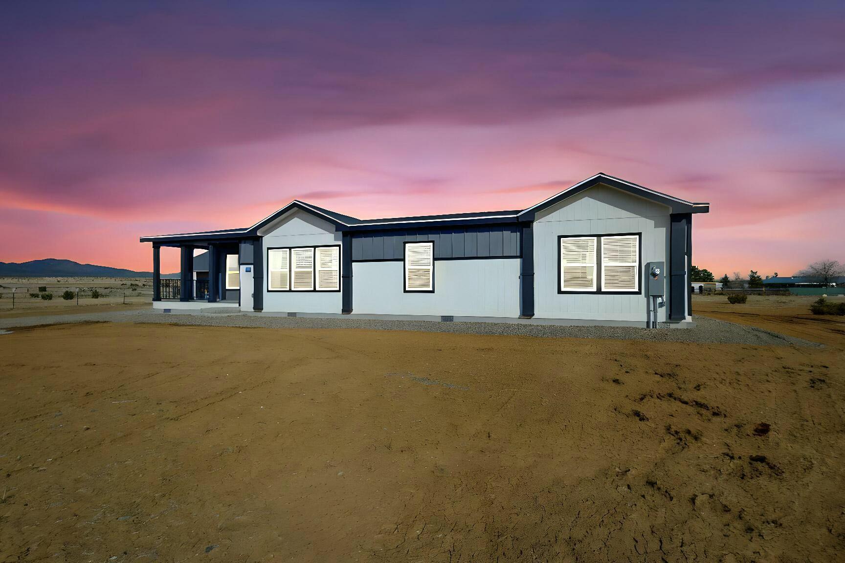 Seller offering $20,000.00 Buyer Credit if under contract by 06/30/2025! This Brand New Clayton Energy Smart Zero Home is Ready for a new Owner and Comes with the Furniture and Decor. The home has been placed on a Permanent Foundation that qualifies for VA, FHA, USDA and Conventional Loans. Some of the many features of this home are: 9 foot ceilings with tape & textured walls, Ceiling Fans. Home also comes with three bedrooms, two bath, an open concept living room, dining room, coffee bar and butlers pantry, dog /pet shower  in laundry room. Some of the other features Stainless Steel Appliances, A/C control with Ecobee Thermostat. The Spacious owners suite with luxury bathroom that has a long soaking tub and walk in shower. All of this on two acres of land, with a Two Car Garage with door