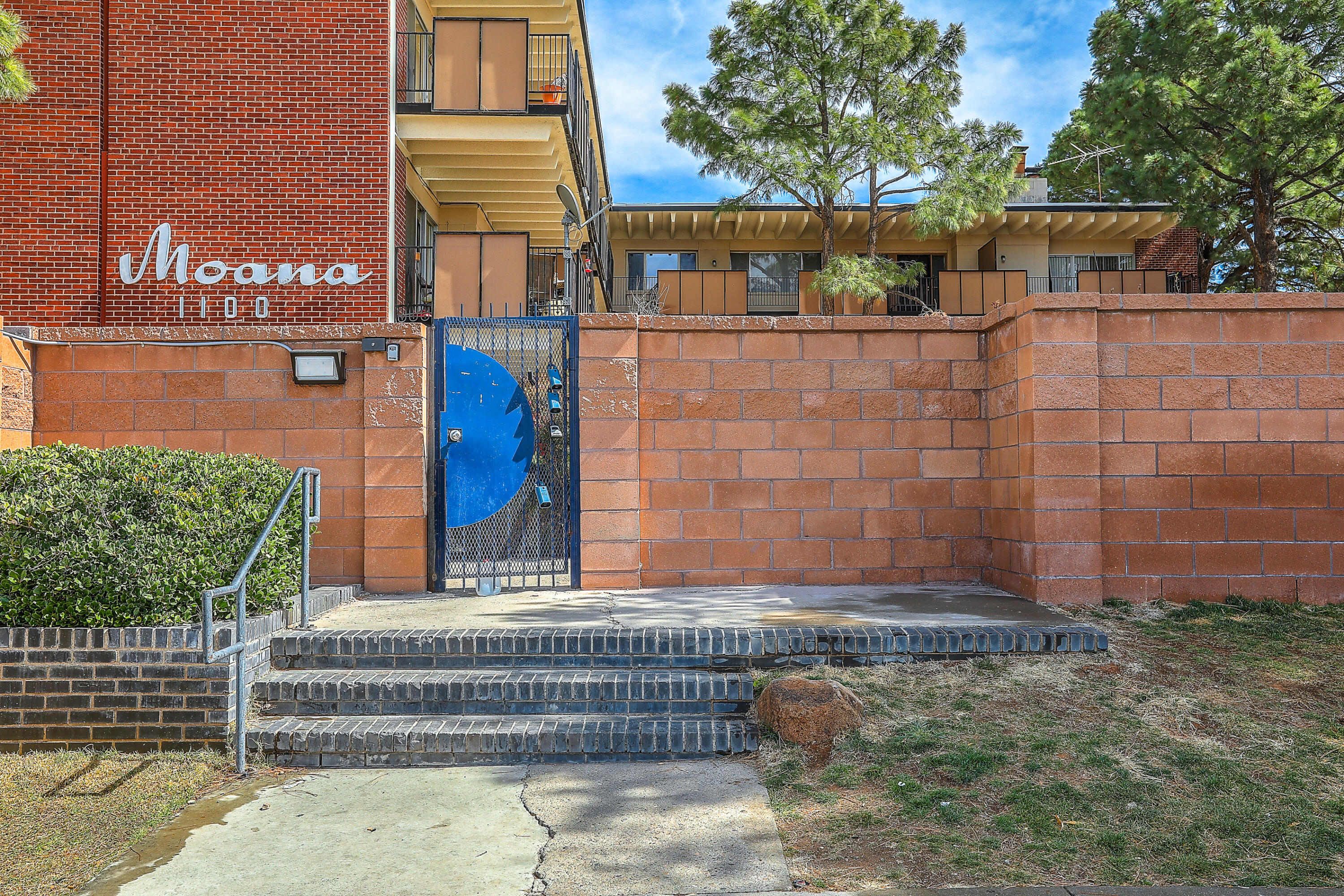 Affordable and Updated 2-Bedroom Condo with Stunning ViewsDiscover this charming 2-bedroom, 1-bath condo conveniently located near Kirtland AFB, Sandia Labs, ABQ Sunport, and easy interstate access. This home boasts fresh paint, updated flooring, sleek granite countertops, and brand-new stainless steel appliances, including a refrigerator. Modern lighting fixtures add to the inviting ambiance. Step outside to enjoy the beautiful New Mexico skies from your private balcony or the newly epoxy-coated view deck--perfect for relaxing evenings. The community features lush greenery, grassy common areas, and mature trees, providing a serene environment. The building's common HVAC system ensures each unit has individual comfort control. Secure parking is included. This Condo is move-in-ready!!