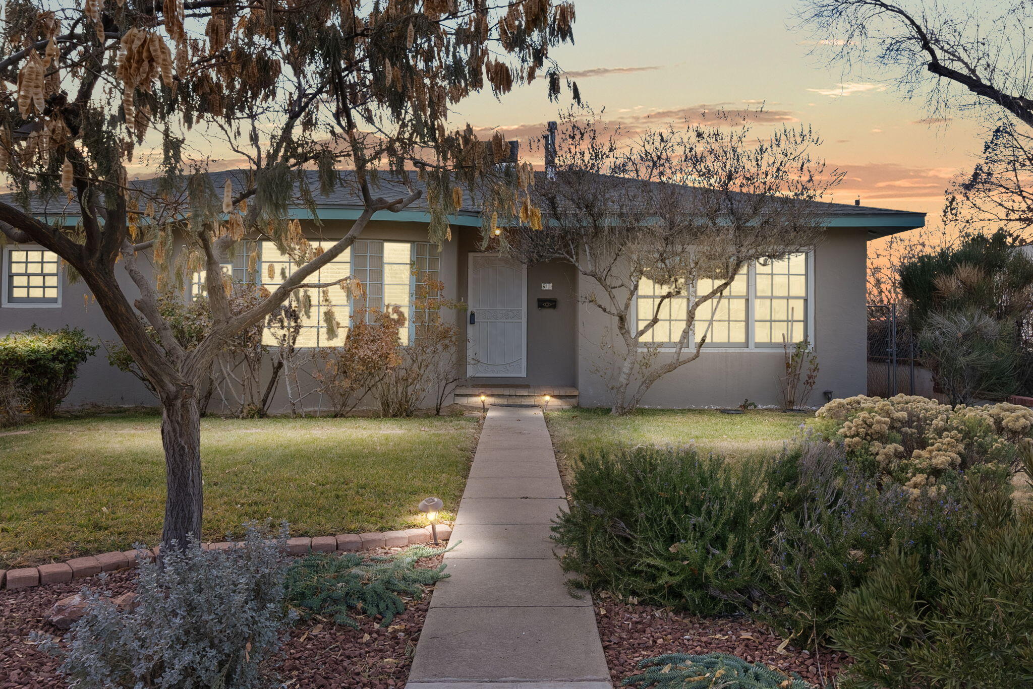 Beautifully remodeled Nob Hill home situated in the Ridgecrest community. Home featured 2,529sf with 4 bedrooms, 3 bathrooms, multiple living spaces, a basement casita and a 3 car garage. Great main living area with wonderful hardwood floors. Gorgeous galley kitchen with custom ceiling height cabinets, quartz countertops, backsplash, stainless steel gas range, microwave, dishwasher and refrigerator. Wonderful owners suite with upgraded floors, walk-in closet with built-ins and private bathrooms. Bath hosts a jetted tub/ shower with tile surround. Downstairs finished basement with private entrance, living area, kitchen, bedroom and bathroom. Nice fenced yard with backyard access, storage shed and pergola with open patio. Close to restaurants and shopping!