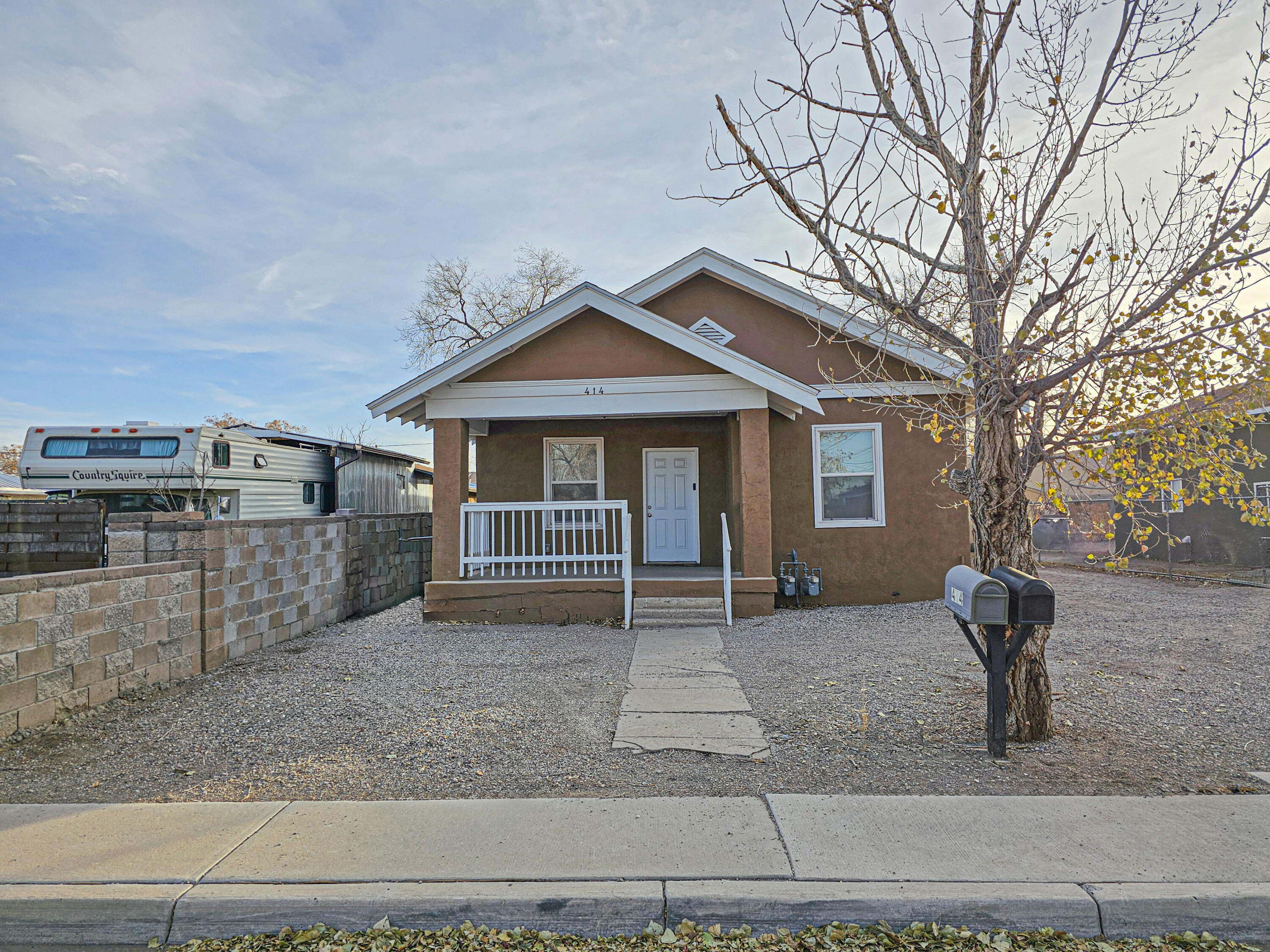 Come take a look at this adorable 2-bedroom home! Wonderfully light-filled interior with spacious living room for entertaining yard has room for vehicle access on side yard, adorable guest house in back with possible income potential or in-law use.  Home shows well with nice neutral colors not to mention it's on a cul-de-sac so no heavy traffic on this street.  Conveniently located near many ABQ amenities, including easy I-40 access and less than 4 blocks from dining! Cozy living near the thriving North Valley, make your showing appointment now!