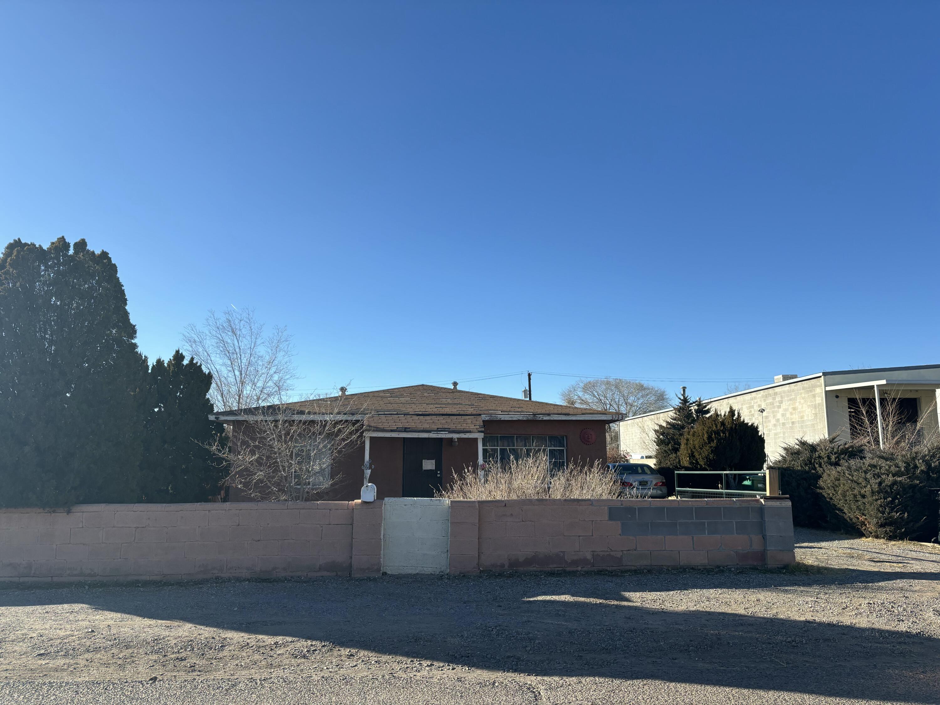 This house sits on a commercially zoned property in the heart of Albuquerque and is a great opportunity for a buyer to fix and flip or to fix and rent!  This property has the potential to be multi-family!