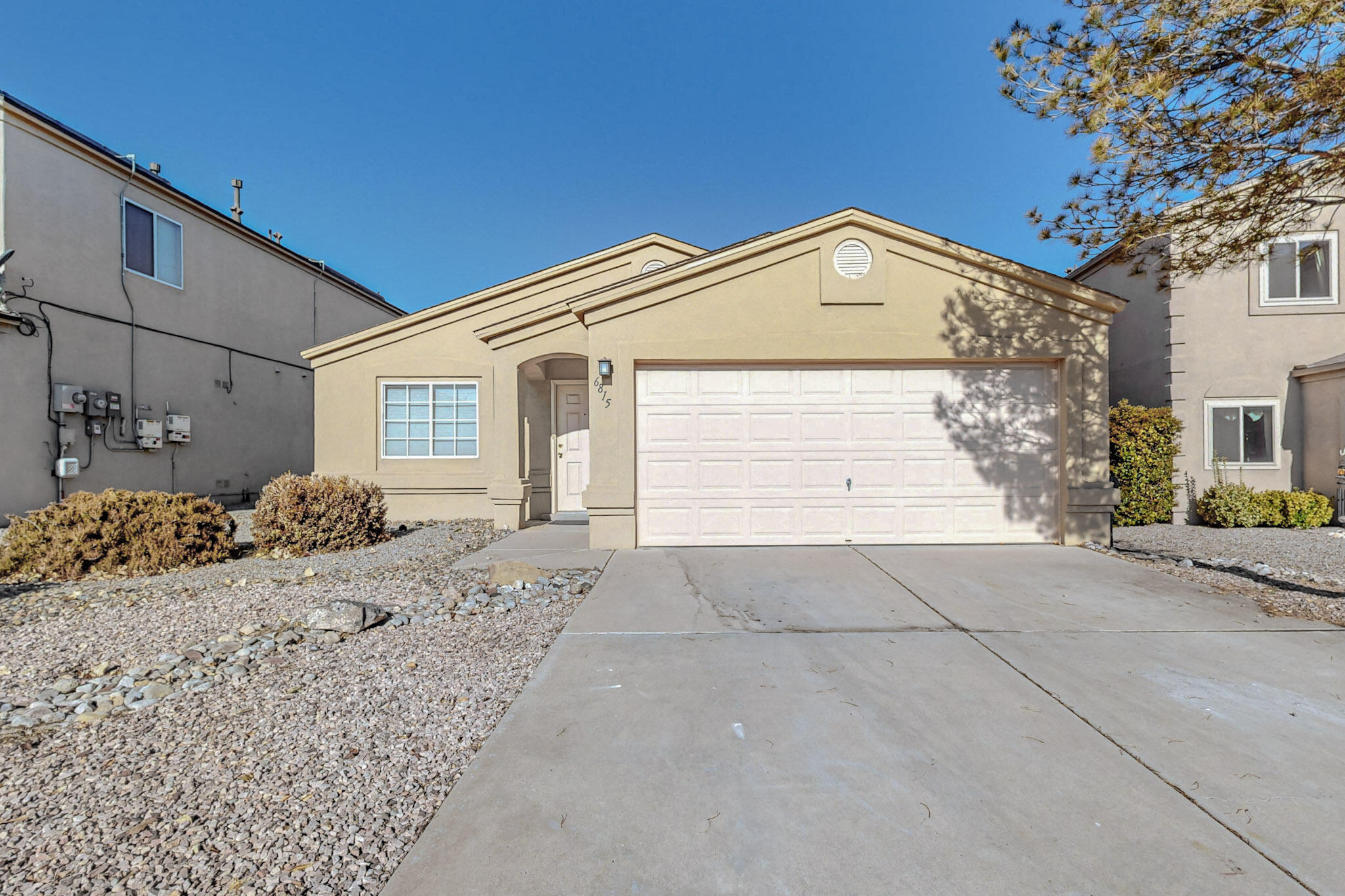 This charming 1 story home offers an open-concept layout that creates a spacious and inviting atmosphere. Featuring 3 bedrooms and two bathrooms. The kitchen, living room, and dining area flow seamlessly together, enhancing the sense of openness and providing a great space for gatherings. Enjoy the serene Ventana Ranch neighborhood with easy access to local amenities and beautiful outdoor spaces.