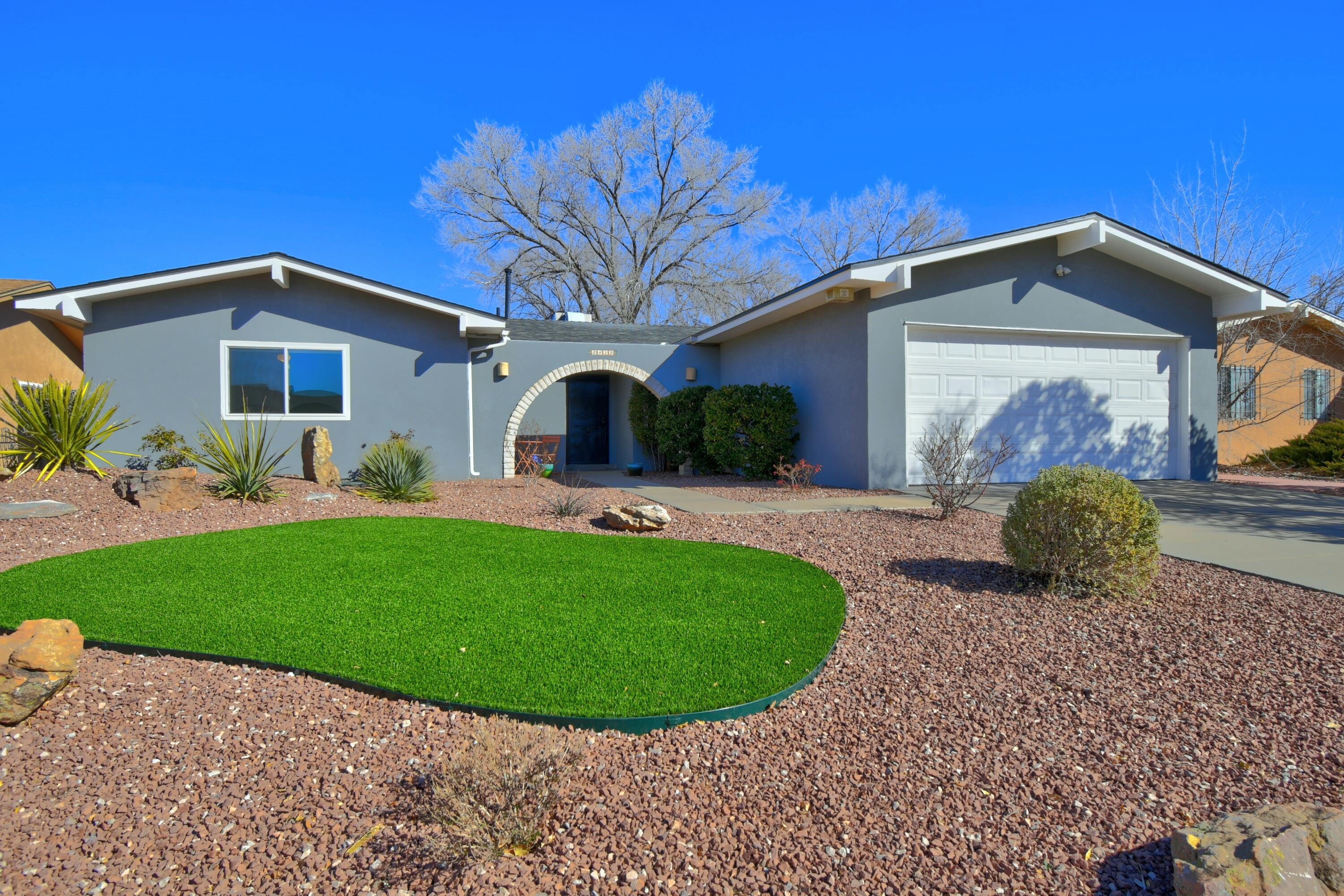 Beautiful Move-In Ready Home in the Desirable La Cueva School District! This stunning single-story, 4-bedroom home has been thoughtfully updated, offering modern comforts and style. Updates include fresh paint (2025), a newer roof (2020), stucco (2023), swamp cooler (2018), water heater (2021), energy-efficient windows (2020), insulated attic, and a garage door (2023). Enjoy the convenience of updated appliances (washer/dryer, refrigerator, dishwasher, range, and microwave), all included! Nestled in a prime location close to parks and shopping, this home is perfect for those seeking convenience and tranquility. Move-in ready and waiting for you to call it home!