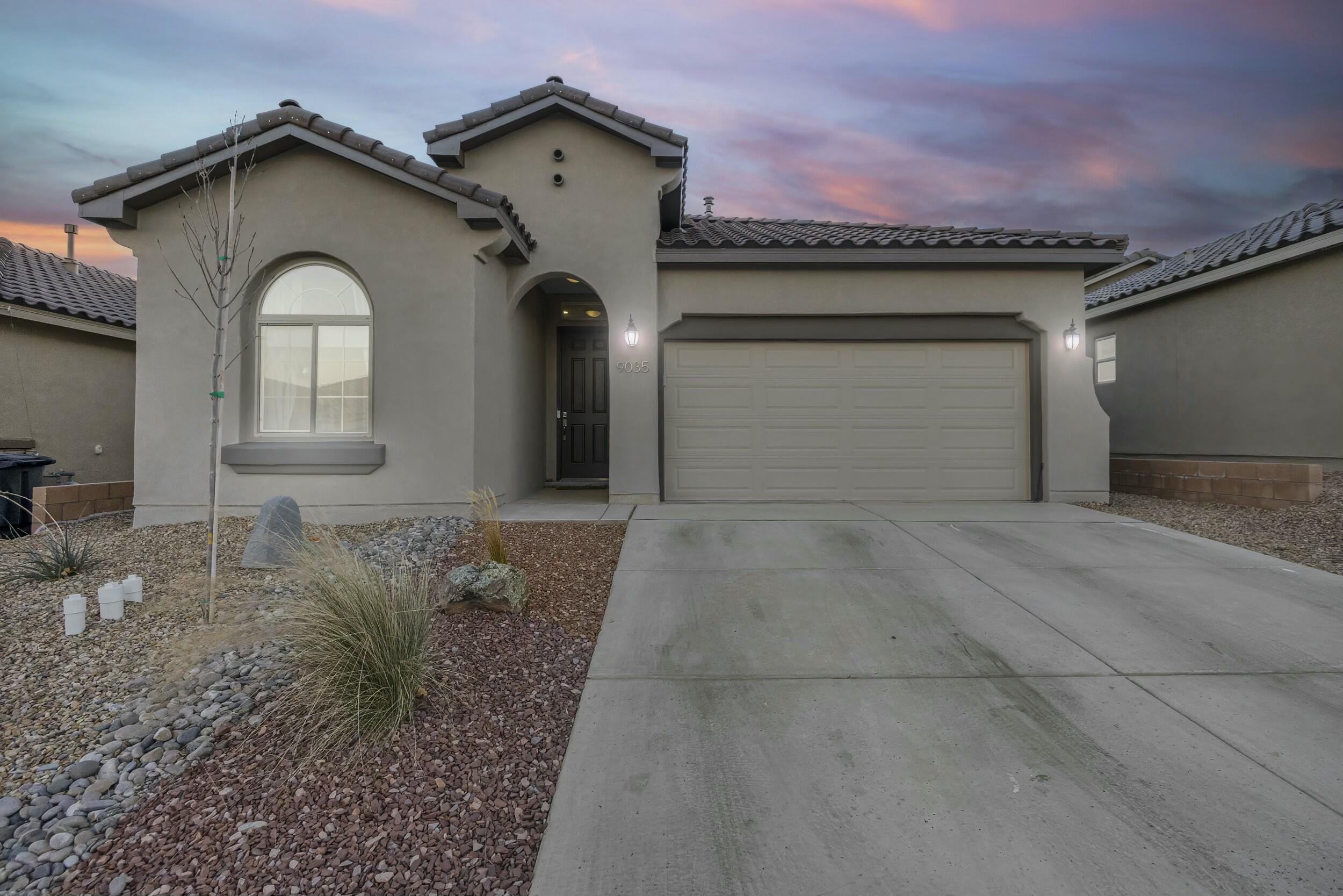 Discover the perfect blend of modern design and top-tier craftsmanship in this stunning Hakes Brothers home. While newly built, it offers the warmth and comfort that typically take time to develop. Thoughtfully designed for both style and functionality, this home features four spacious bedrooms, three luxurious bathrooms, a dedicated study, and a two-car garage.Step outside to a beautifully landscaped backyard, perfect for relaxation or entertaining. Enjoy easy access to Paseo del Norte, Volcano Vista High School, vibrant shopping, and outdoor recreation. Plus, it's just about an hour's drive to Santa Fe. As beautiful as it is energy-efficient, this home is truly a standout. Bonus: The hot tub conveys with an acceptable offer!Don't wait, schedule your tour today!