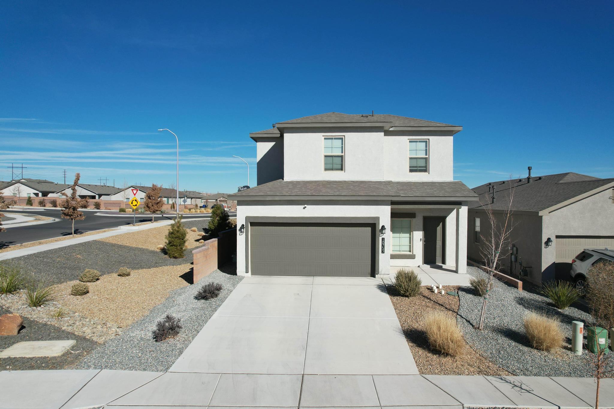 Welcome to your dream home in ASPIRE! This brand-new, two-story residence situated on a desirable corner lot offers an abundance of space for your family to thrive. Nestled in a gated community, you will enjoy the peace and quiet while taking in the breathtaking city views. With parks and playgrounds located within the neighborhood, it's perfect for outdoor enthusiasts and families alike. The updated backyard features an extended concrete porch, ideal for entertaining or relaxing. Plus, the easy commute to the city makes this an excellent location for work and leisure. Don't miss out on the potential for future growth in this vibrant community!