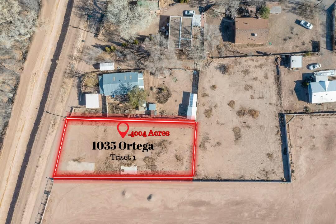 Opportunity awaits with this .4004-acre lot in the highly sought-after area near Los Ranchos de Albuquerque. View of the beautiful Sandia mountains. Perfect opportunity to build your forever home. Also for sale is the adjacent Lot at 1037 Ortega rd.