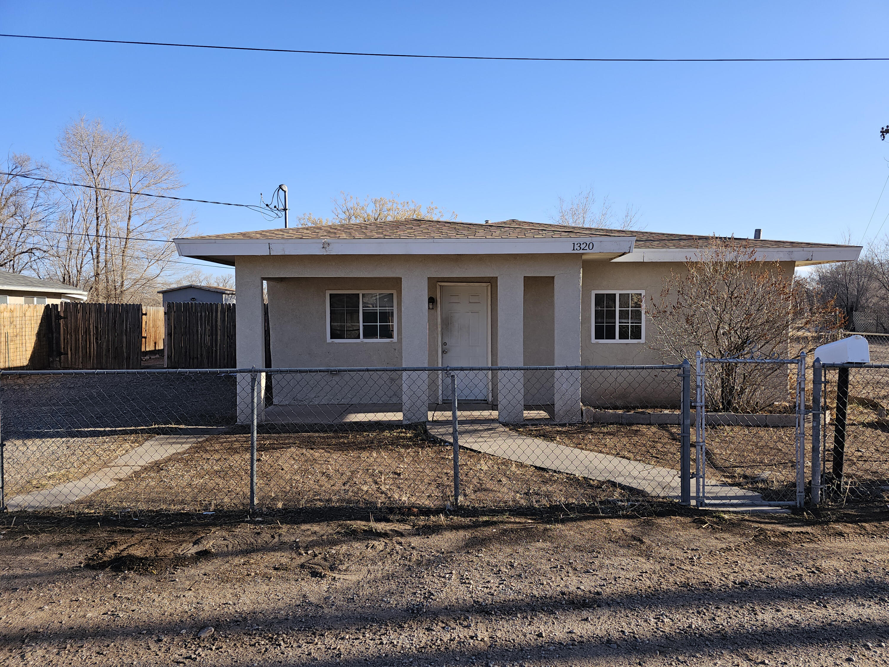 Come take a look at this fantastic opportunity in SW Albuquerque! This home has great features and after fixing up this can be a great investment. The home needs some repairs and updates however this is such a convenient location with easy access to shopping, schools and more. The home is perfect for the contractor, handy person or anyone just looking for a renovation project to take on. The home features spacious living area, 2 Bedrooms, 2 bathrooms, nice size yard. Come take a look! Home is being sold as is.