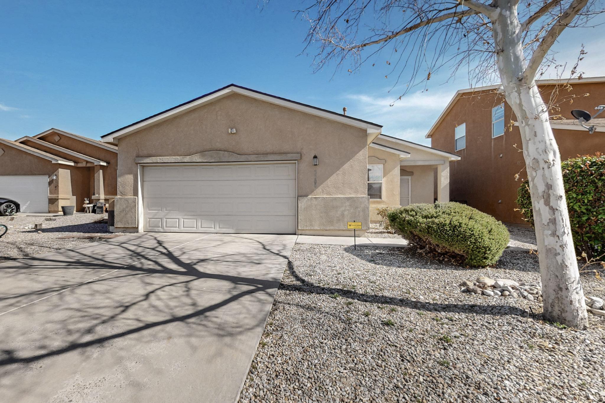 Qualifies for a grant up to $17,500, contact us for more info. Lovely home has been well-cared for by original owners and is now available. Nestled in a peaceful cul-de-sac, this home features a living area with vaulted ceilings, seamlessly connecting to the kitchen and dining area. The kitchen boasts ample counter space, a bar, plenty of cabinets, and all appliances convey. A study that can easily be a fourth bedroom. The primary suite is separate, features vaulted ceilings, a huge walk-in closet, and linen storage. Prewired for surround sound, High-speed internet available. Washer and dryer included, newer carpet, roof installed in 2023 with a transferable warranty ask for more information. 6-foot privacy wall, a large covered patio, stunning mountain views and landscaping done! Must Se