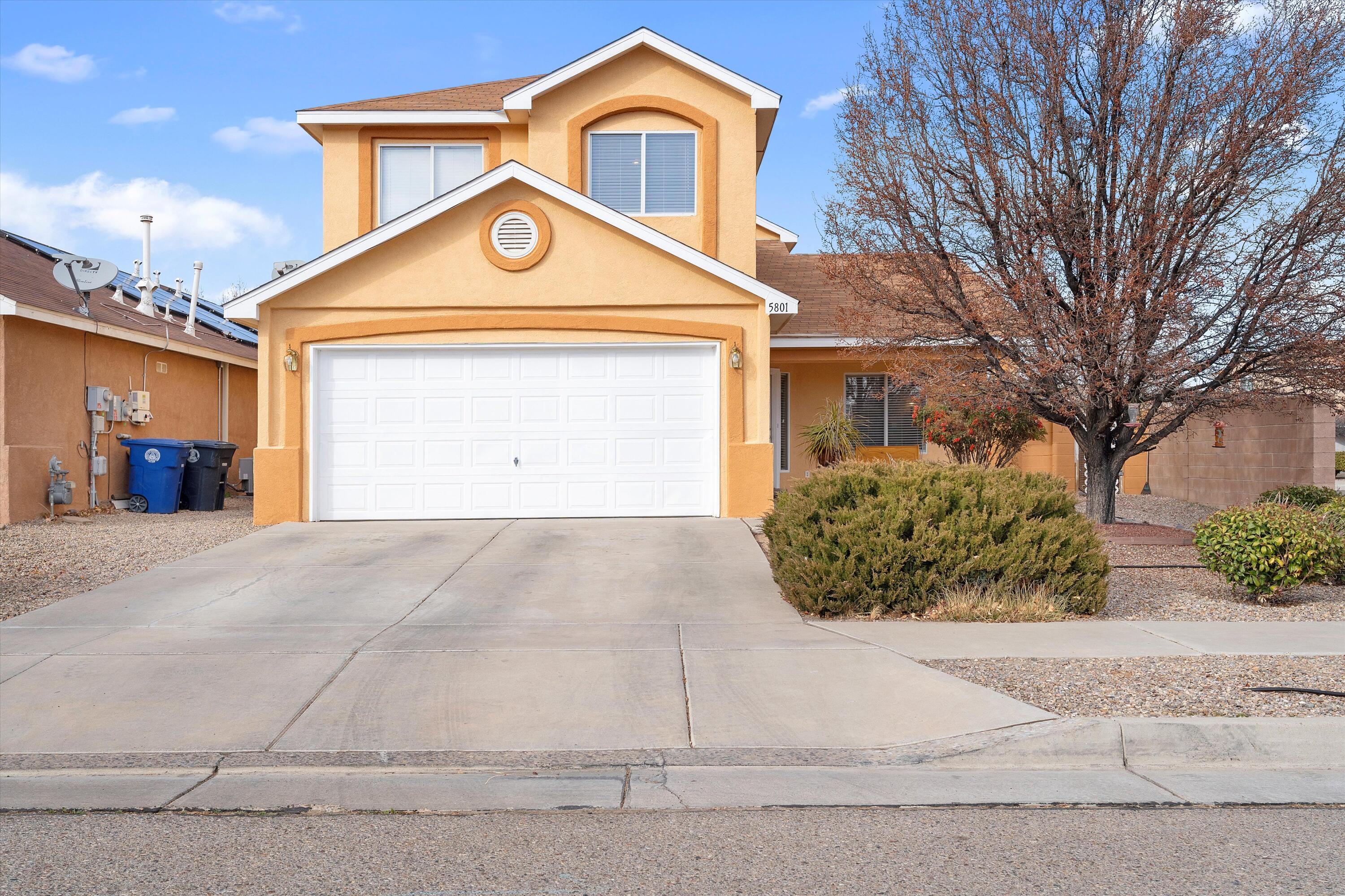 This updated 3-bedroom, 3-bathroom home with 2,024 sqft is located in a desirable NW neighborhood, just minutes from Presbyterian. Set on a spacious corner lot, the home features a spacious living room, an additional versatile living area and a cozy gas fireplace. With fresh interior and exterior paint, it offers a welcoming feel throughout. NO CARPET! Recent upgrades include a newer furnace and water heater, ensuring comfort and reliability. Conveniently located near parks, a shopping center and a gas station. This is one you do not want to miss!