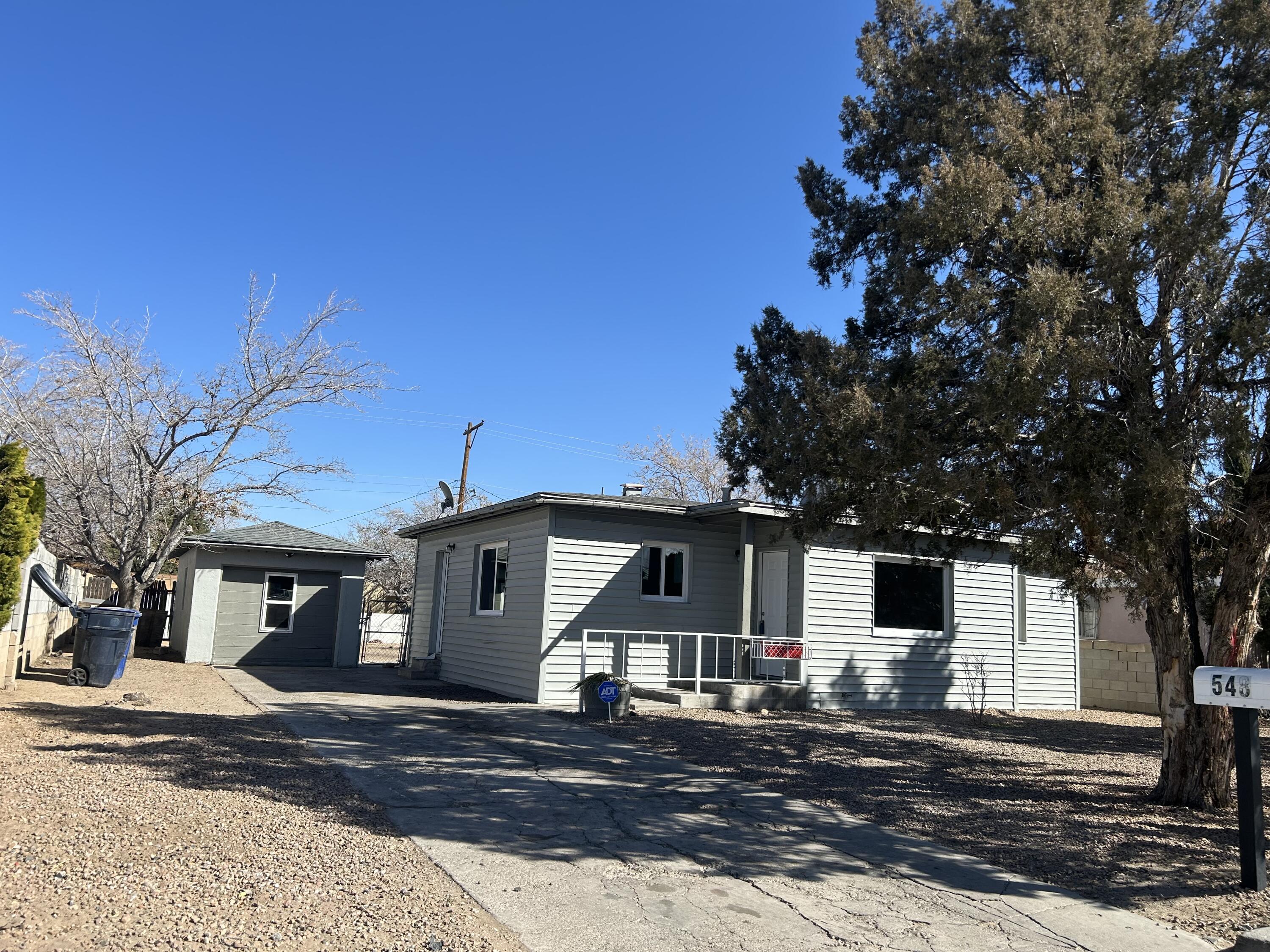 Charming 3 Bedroom, 1 Bath Home - A Must See!This beautifully remodeled home is ready for its new owner! Enjoy brand new windows, cabinets, countertops, light fixtures, flooring, and fresh paint throughout. Bathroom has been completely updated with new toilet, vanity, and shower surround. A separate building on the property can be easily converted into a garage, with potential backyard access. Large .18 acre backyard is perfect for entertaining family and friends. Refrigerator and stove are included for your convenience.This gem won't last long on the market! Bring all offers and schedule your showing today!