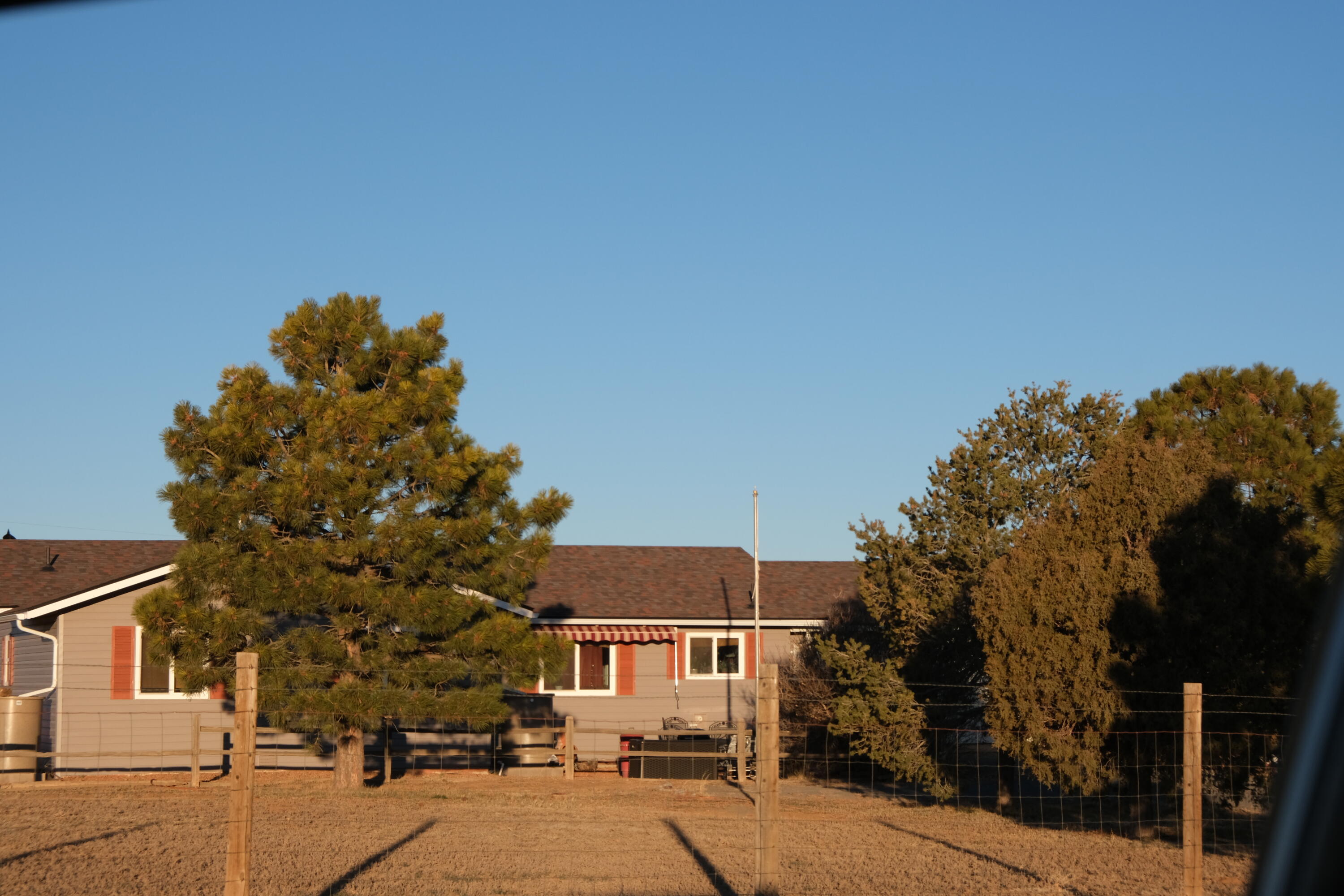 Horse Property Four stalls corral, cross fencing turnouts, 4oo sq ft workshop 500 sq ft garage.  New Roof New HW heater  4.5 acres! Roof, Vinyl Siding, Granite,Tile & Laminate flooring,Custom Paint, Lighting,Fixtures,water system,windows!!! All this  Huge Hay storage, Loafing shed, fenced and x-fenced x2! Beautiful rear deck with seating...this home is must see for the Private well!