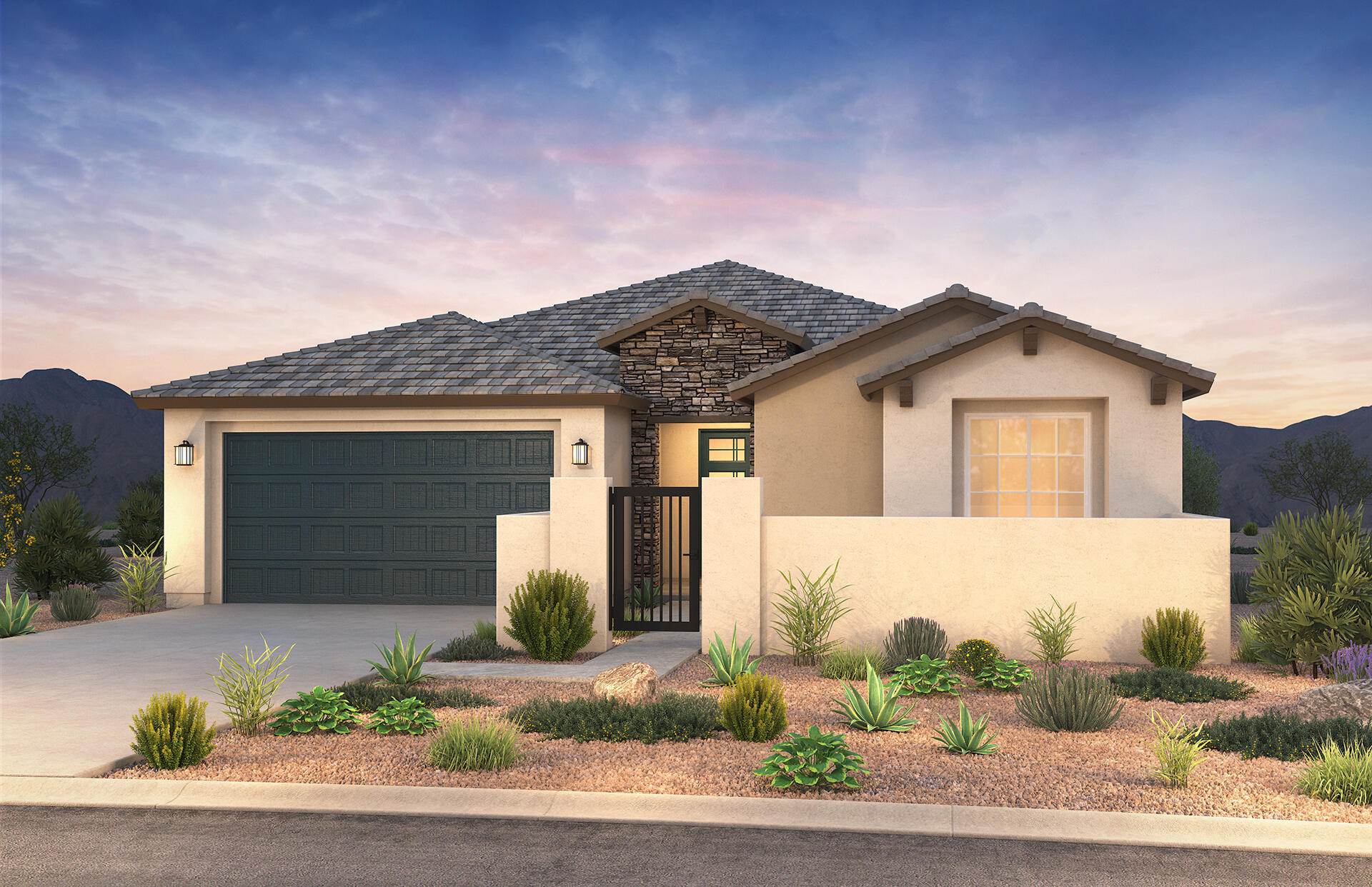 Brand new, never lived in Pulte home. Enjoy brand new appliances, new carpet, new A/C, new tank-less hot water heater, and so much more. Ready Now! This stunning single story has all the bells and whistles. Huge windows throughout for all that natural light.  Guest suite with its own private bathroom.  Our gated community is nestled close to Unser and Paseo and convenient to anywhere.