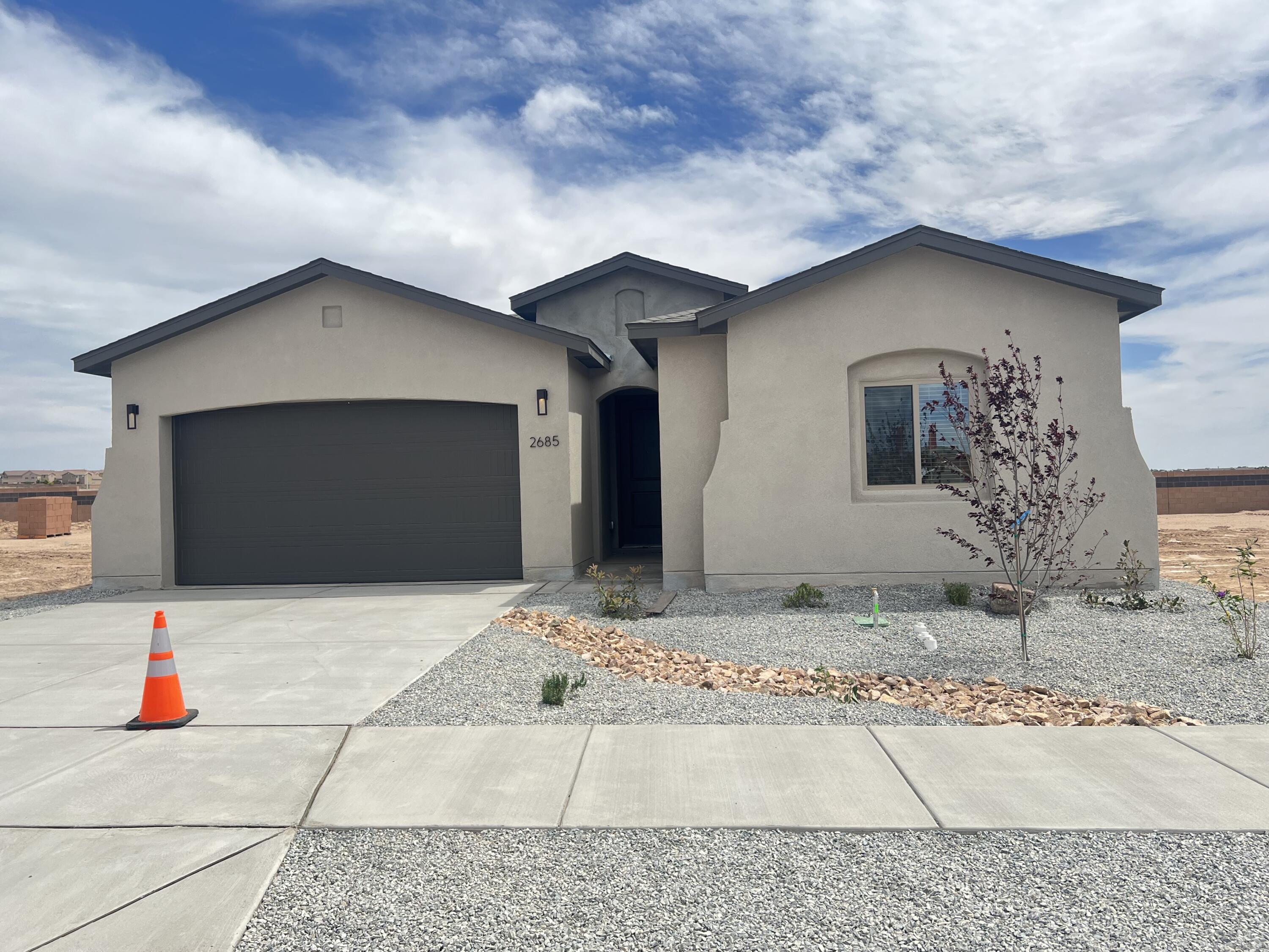 Welcome to Scottish Isle, a brand-new community in the heart of Rio Rancho's Broadmoor Corridor! This thoughtfully designed 3-bedroom, 2-bathroom home offers flexible living space with an added flex room at the garage, perfect for a home office, gym, or creative studio.