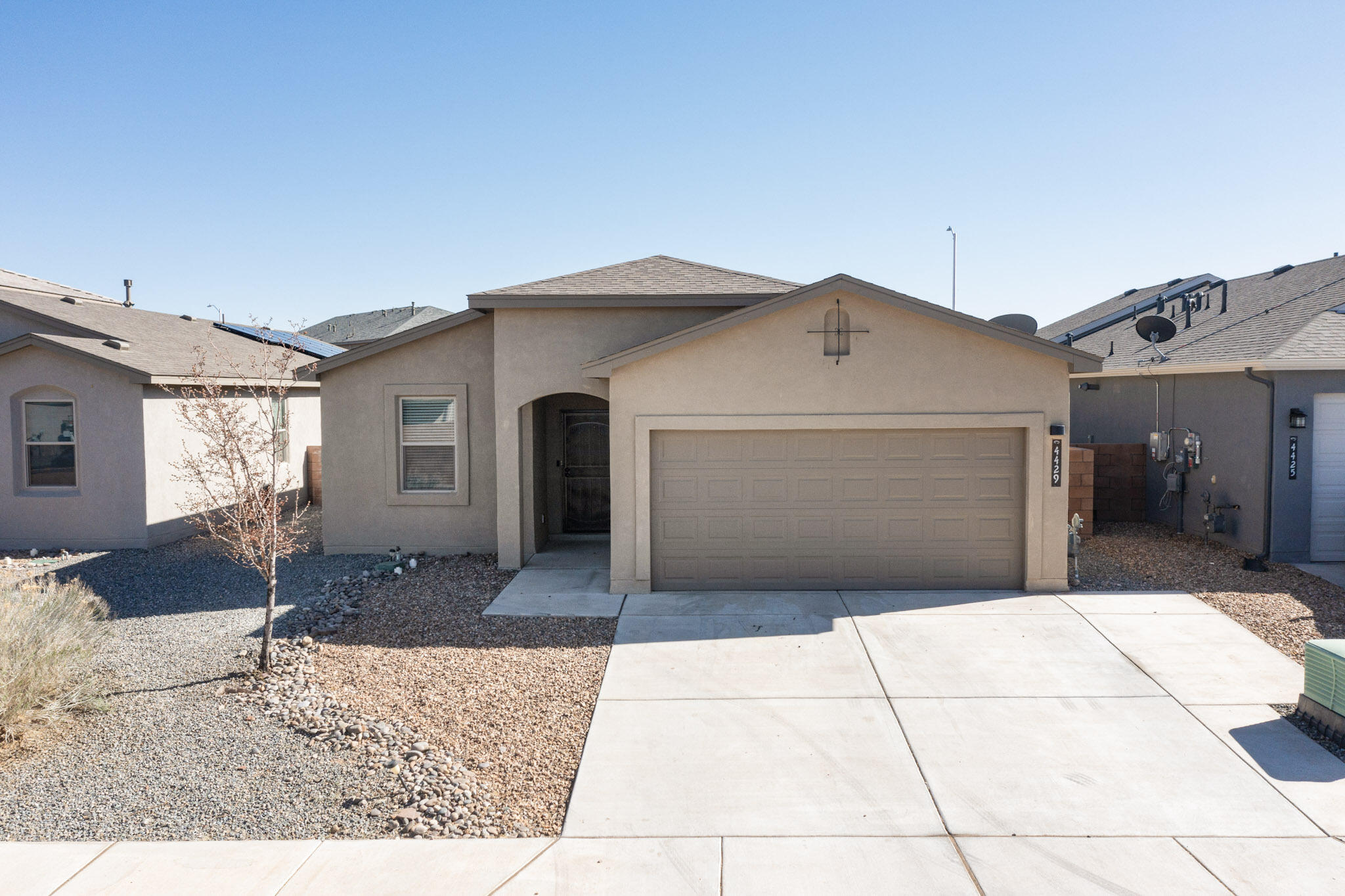 Seller offering $5,000 towards Buyers Closing Costs - Basically New! Welcome to this open floor plan, this 2019 Twilight home is ready for its new owner. Freshly painted throughout the interior and Tile throughout the entire home, that's right this gem has no carpet! This home features 3 gracious sized bedrooms + Flex/Office room, 2 full baths, an inviting kitchen open to the dining space and gathering room. Don't miss out on this move in ready home with an entertainment ready fully landscaped backyard. Schedule your showing today!