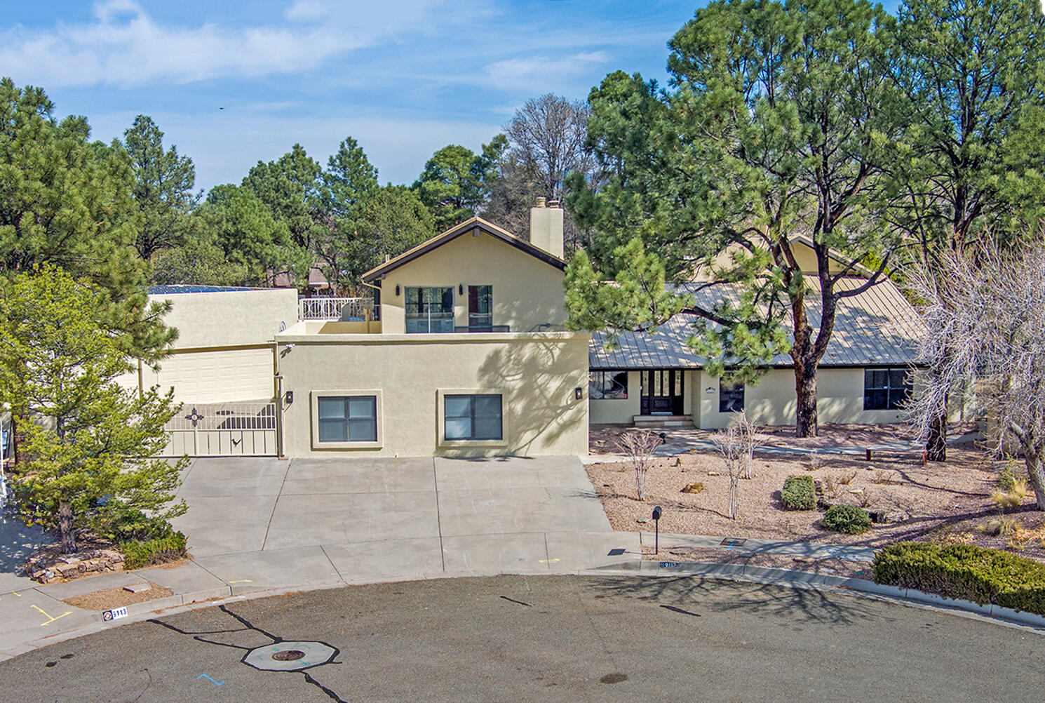 LOCATION, LOCATION, location, Welcome to your LUXURY HOME in the prestigious Academy Estates - now offered for your next home! This masterpiece sits on a spacious .62-acre cul-de-sac lot and has been newly updated.*Highlights Include:  Side yard access- 1,769 sq. ft. heated garage (fits 8 cars or RV!)- Spa-inspired primary bath + expansive suite & closet- Gourmet kitchen with Subzero fridge & Zline appliances- Soaring ceilings, sunlit living spaces, and flexible layout with 4 bedrooms + office/flex- Updated plumbing & electric, metal roof, and owned solar- Backyard paradise perfect for entertainingAsk your favorite Realtor for the full amenities list - there's even more to love!Call to schedule your private tour. You don't want to miss out on this one.