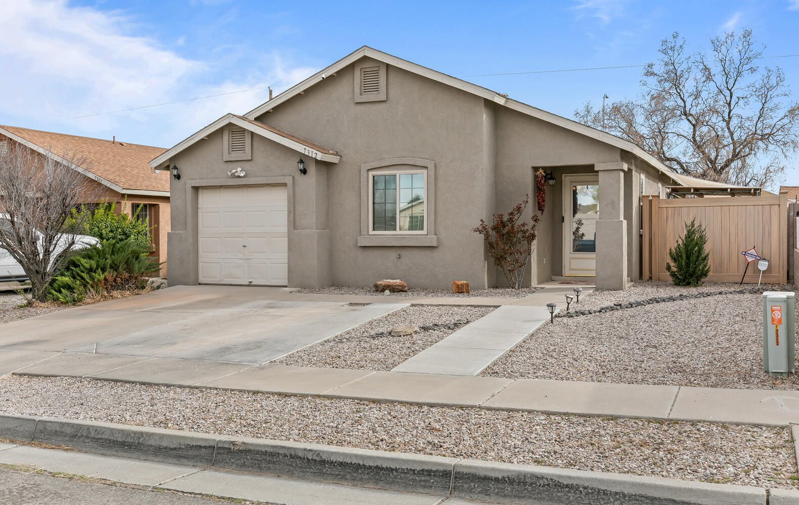 This beautifully updated 2-bedroom, 2-bathroom home with a 1-car garage is a perfect blend of modern comfort and timeless charm. The sellers have made extensive upgrades, ensuring a move-in-ready experience for the next lucky owner. A brand-new bathroom remodel in 2025 adds a fresh, contemporary touch, while a new air conditioner, appliances, and windows installed in 2021 enhance efficiency and style. The kitchen shines with updated countertops from 2020, and the entire home feels bright and welcoming with new light fixtures, doors, and outlets thoughtfully upgraded over the years. Both the front and backyard have been beautifully landscaped, with the backyard completed in 2020 and the front yard refreshed in 2022, offering stunning outdoor spaces to enjoy. The exterior boasts new stucco