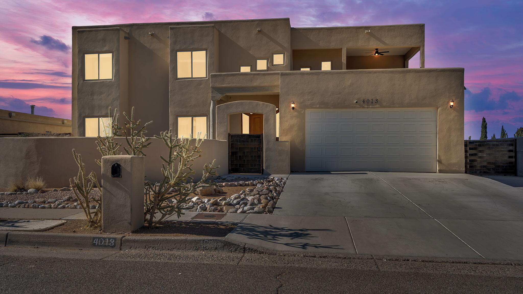 Located right under the Sandia Mountains,this property offers 5,250 sq. ft. of space across three stories, perfect for multigenerational living. The lower level features a private entrance, full kitchen, and living space, ideal for guests or in-laws.This home features 6 bedrooms, 7  bathrooms, and 2 office spaces, providing plenty of flexibility for work and living. Enjoy breathtaking 360 views from the top floor and relax on the wraparound patio. Stay comfortable year-round with refrigerated air, and take advantage of fully paid-off solar for energy efficiency. RV access adds extra convenience, and the unbeatable location puts you as close to the mountains as you can get. Seller credit offered with acceptable offer. Seller finance possible.