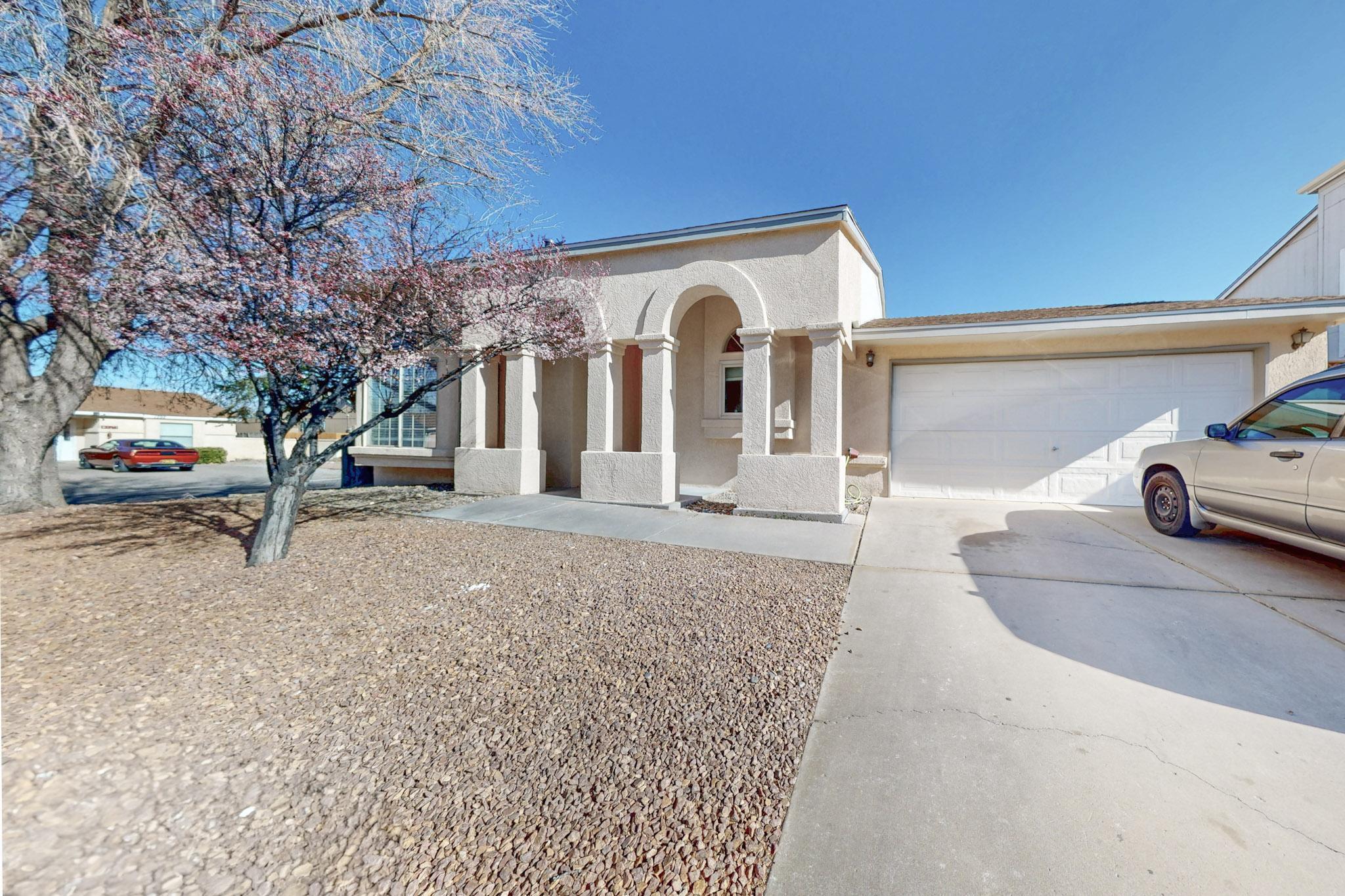 This must see, Corner lot home offers  3 bedroom, 3 bath home with additional space suitable for extra office space, gym or additional sleeping space your imagination decides your space needs.  Bathrooms have been updated! Offering plenty of natural lighting throughout the home.  Vaulted ceilings in the living room and kitchen.  Primary bedroom is located downstairs.  Convenient large laundry room/Pantry. Spacious backyard that has a wood fenced for your privacy needs.