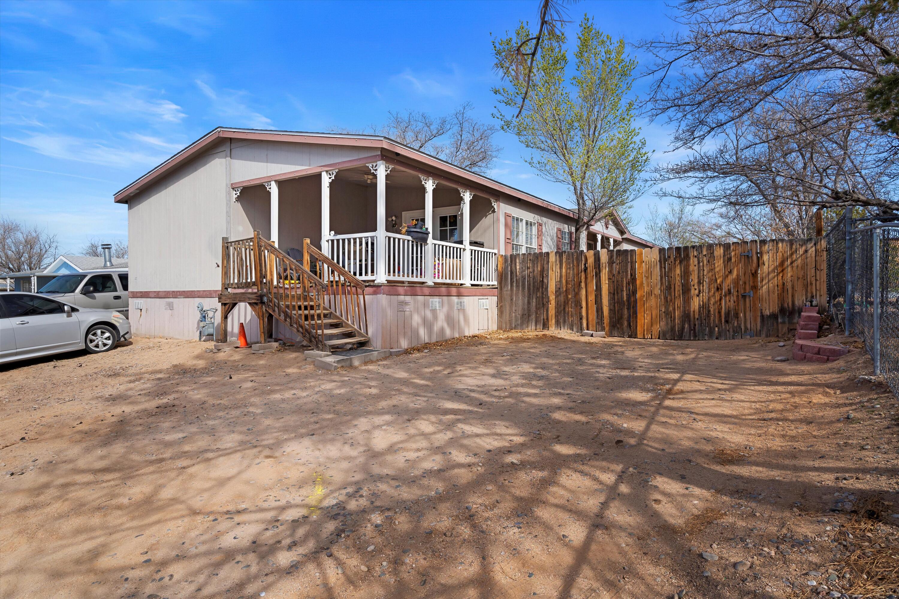$5000.00 Seller Concession with acceptable offer. HIGHLY MOTIVATED SELLER! Enjoy spacious and bright living in the desirable NE Heights. This beautiful custom-built manufactured home offers ample room to live and grow. Don't miss this opportunity to own a well-located home with easy access to all the city has to offer!