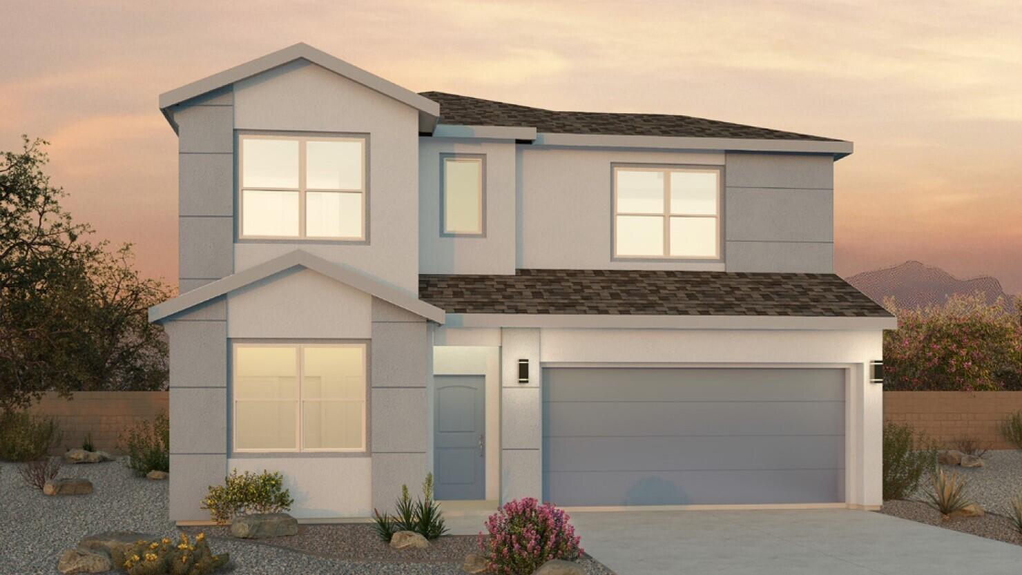 ''The Yosemite,'' a beautifully designed two-story home featuring 4 bedrooms and 2.5 baths, perfect for families and entertaining! This exquisite open plan includes a covered front porch that leads into a bright, inviting living space. The gourmet kitchen showcases granite countertops, a large island, and a pantry, seamlessly connecting to the open dining area. The main floor hosts the primary bedroom with an en-suite bath and a convenient half bath for guests. Upstairs, you'll find three additional bedrooms, a loft, and a full bath, providing plenty of space for everyone. Enjoy modern amenities including pitched roofs, a smart home system! Low mortgage rates available.