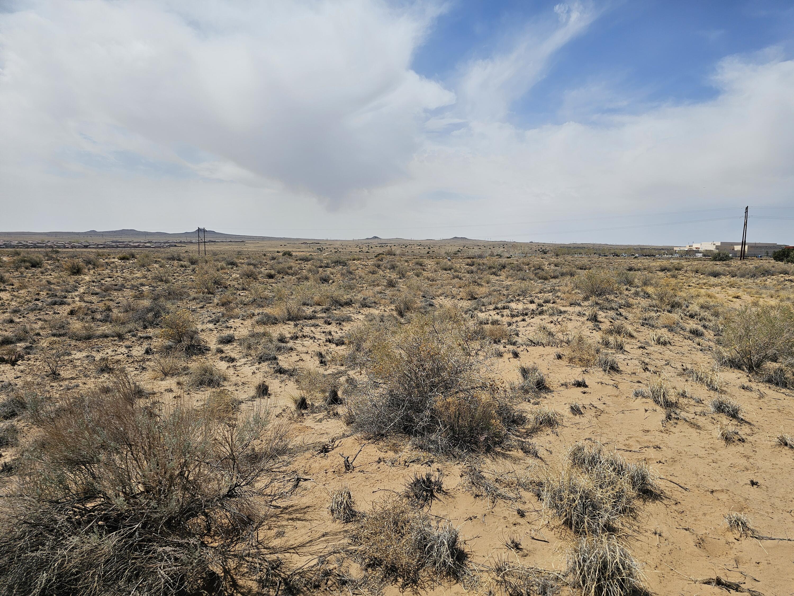 Your imagination can come to life with this vacant land. Very close to Unser Blvd and close to all amenities. This land has beautiful 360 views with a clear shot of the Sandia Mountains. There is an endless amount of potential with this vacant land.