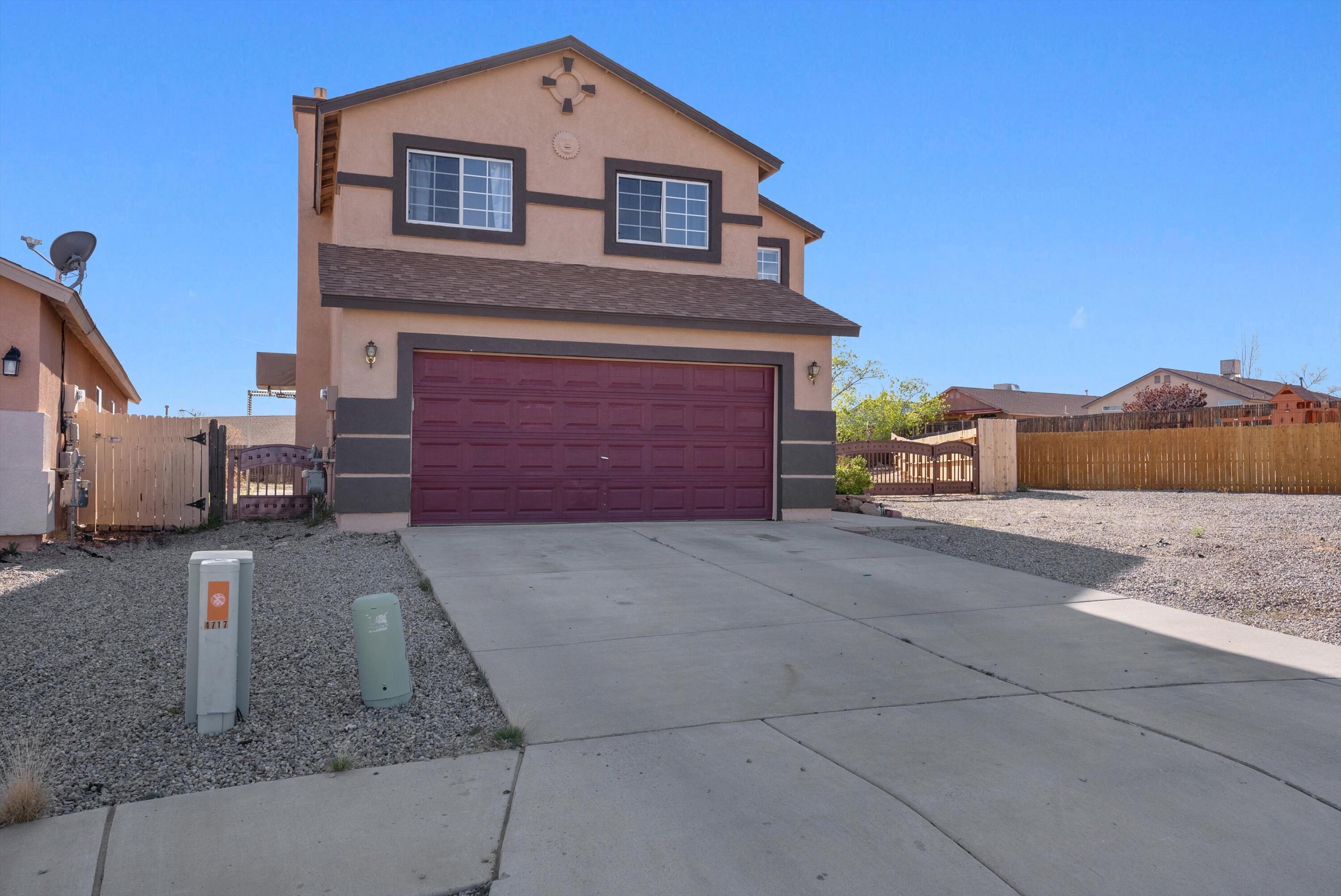 Welcome to your enchanting new home in the highly sought-after Enchanted Hills--where charm, comfort, and convenience come together with no HOA! This beautifully maintained 4-bedroom & 3-bathroom home offers 2,007 square feet of spacious living, complete with a versatile loft ideal for a home office, playroom, or cozy retreat. You'll love the generously sized bedrooms, open-concept layout, and the added peace of mind that comes with a newer roof. Step outside to a large backyard designed for fun and relaxation, featuring a concrete patio, built-in fire pit, and trampoline--just waiting for your personal touch to make it your own outdoor oasis. With everything you need and more, this home is a true gem that won't last long. Schedule your private tour today!
