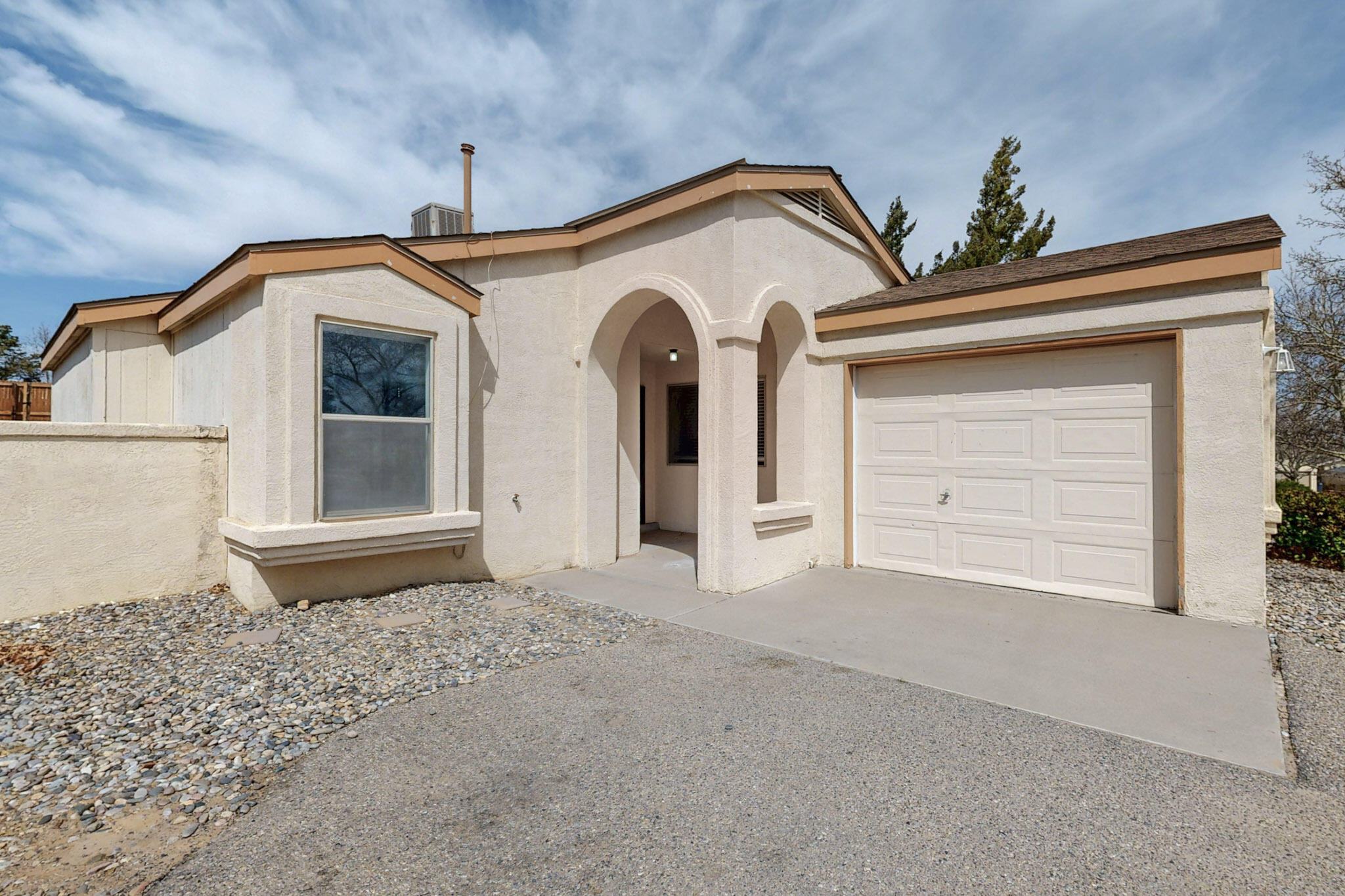 Nestled in an established Rio Rancho Community, this home is a fantastic opportunity for any buyers to make the leap into home ownership. The home has been tastefully updated and lovingly taken care of to the point where the only thing missing is your own furniture. This home is a move-in-ready gem at this price point and offers a comfortable floorplan, and opportunities to get creative and express your own style in the spacious backyard.