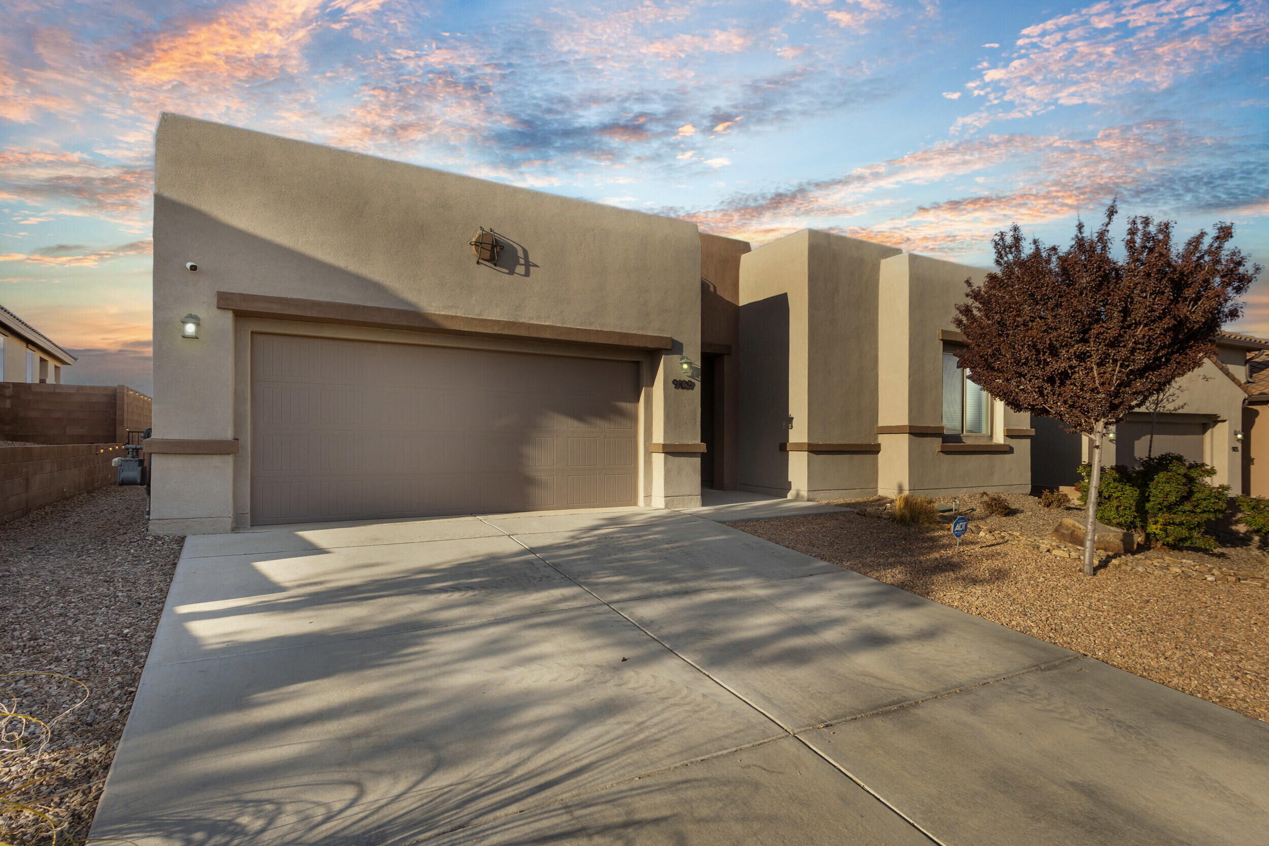 Welcome to the desirable Montecito Vistas! This stunning PULTE home features the highly sought-after Parklane floorplan. Inside are four spacious bedrooms, including one with its own attached full bathroom. A versatile flex room can serve as formal dining , office or a fifth bedroom! The kitchen has a beautiful  island and seamlessly connects to the living room, computer/study area, and a cozy cafe. The primary is situated at the back of the home, offering bay windows and a spacious bathroom with a walk-in shower and closet. The backyard is fully landscaped and adjoins open space, providing breathtaking views! Additional features include refrig air, TPO roof, and tiled floors. Ideally located within the school district of Tierra Antigua & Volcano Vista! Come see this gem for yourself!