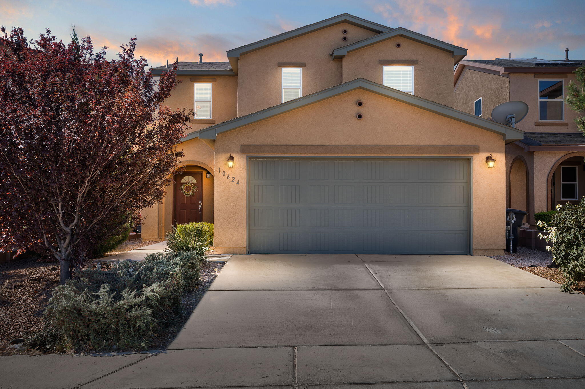 *OPEN HOUSE FRIDAY 4/18 3pm-5pm* Nestled in the gated Anderson Heights community, this 2015-built home offers comfort, updates, and convenience. Fresh paint and brand-new carpet throughout make it feel like new. Light and bright with an open feel, the kitchen features ample counter space, a pantry, and a new oven (2024). The spacious primary suite includes an ensuite bath and two separate closets. Two additional bedrooms are well-sized and versatile. Enjoy the good-sized backyard with a patio area--just bring your imagination to make it your own! Community pool and park access are great for gatherings. Conveniently located near Kirtland AFB, UNM, and the airport, this move-in-ready home is ready for you!