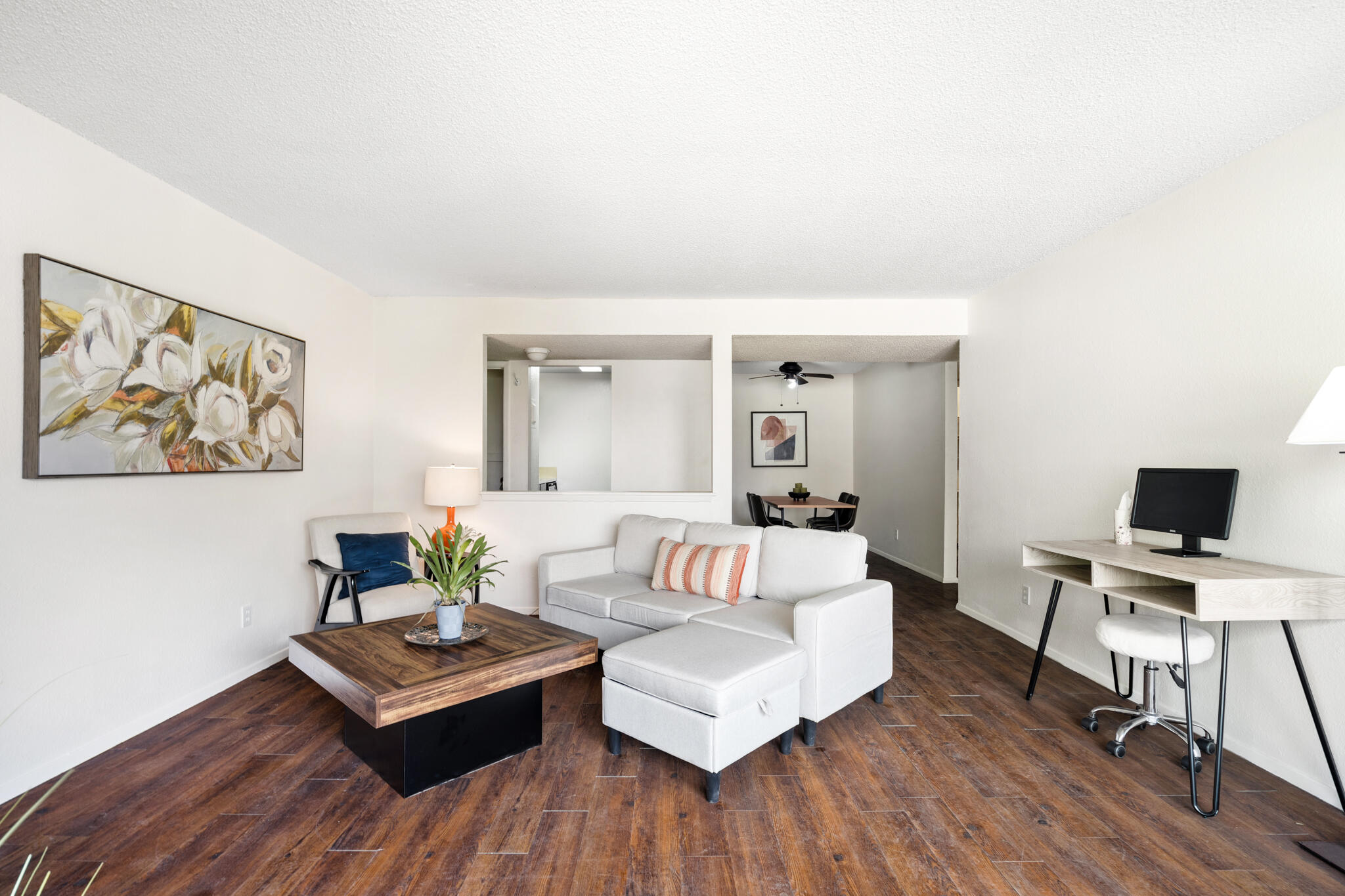 Discover comfort and convenience in this top-floor condo nestled in the sought-after Hillcrest community. Perfectly situated just minutes from I-25, with easy access to shopping, dining, and everyday essentials, this home puts you in the heart of it all. Step inside to a bright and open living space featuring a cozy wood-burning fireplace and your own private balcony--ideal for morning coffee or evening relaxation. A brand-new HVAC system was installed in January 2025, ensuring year-round comfort and efficiency. Enjoy access to a wide range of community amenities, including a clubhouse, swimming pool, sauna, hot tub, fitness center, and on-site laundry facilities. Whether you're looking to relax or stay active, Hillcrest has it all.