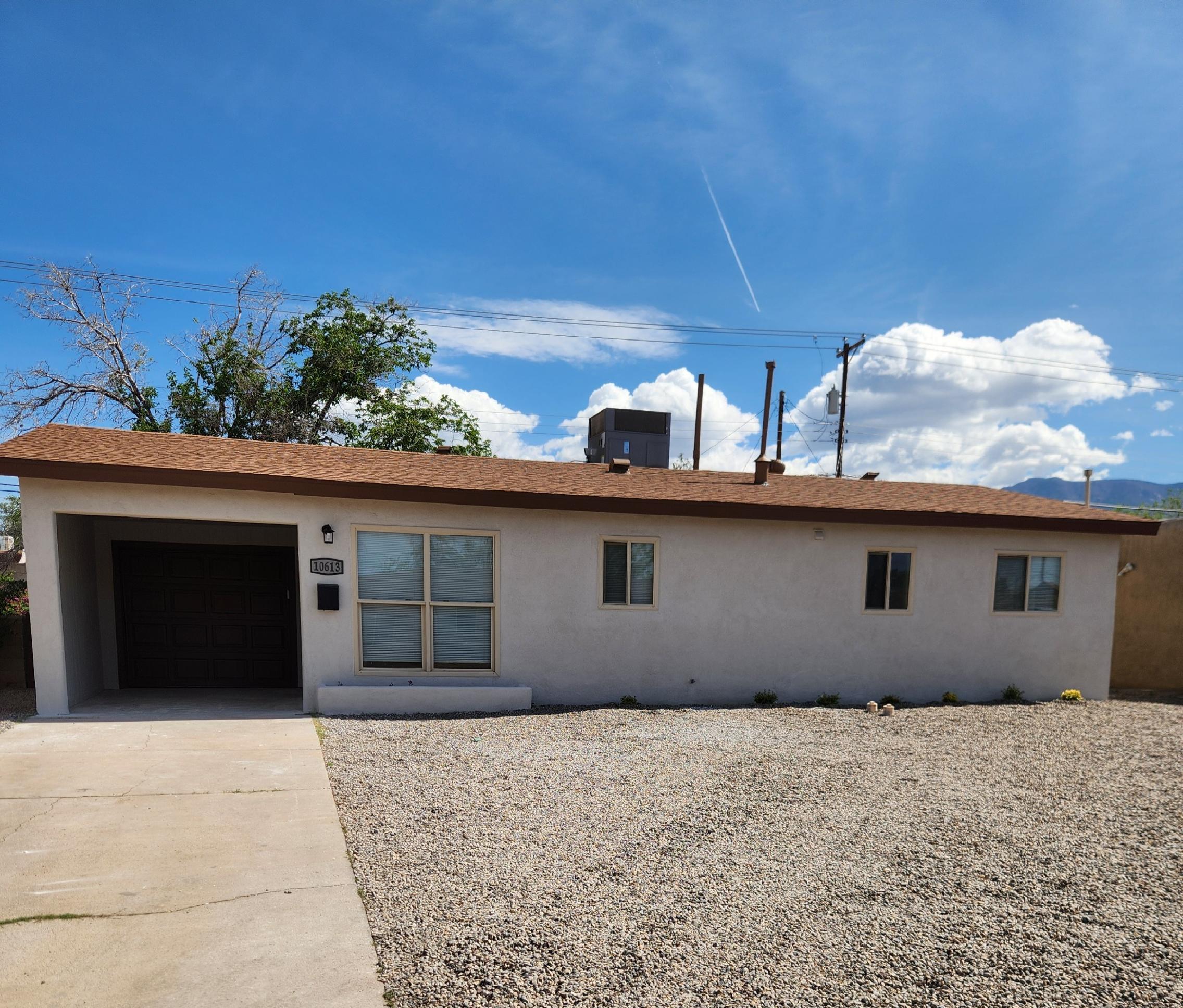 This Little Cutie Has Backyard Access and Features A Large Living Areas 3 bedrooms 1 Baths Fresh Paint (inside & out) Tile, Laminate flooring, Kitchen Cabinetry, Counter Top's, Stainless Steel Microwave, Gas Range, Dishwasher, Disposal, Water Heater, Fixtures, Bathroom, Window Coverings, Doors, Heating& Refrigerated Air Combo Unit And Plenty Of Storage. And Fresh Front Yard Landscaping.  Close to schools and parks. This home is ready for New owners!!