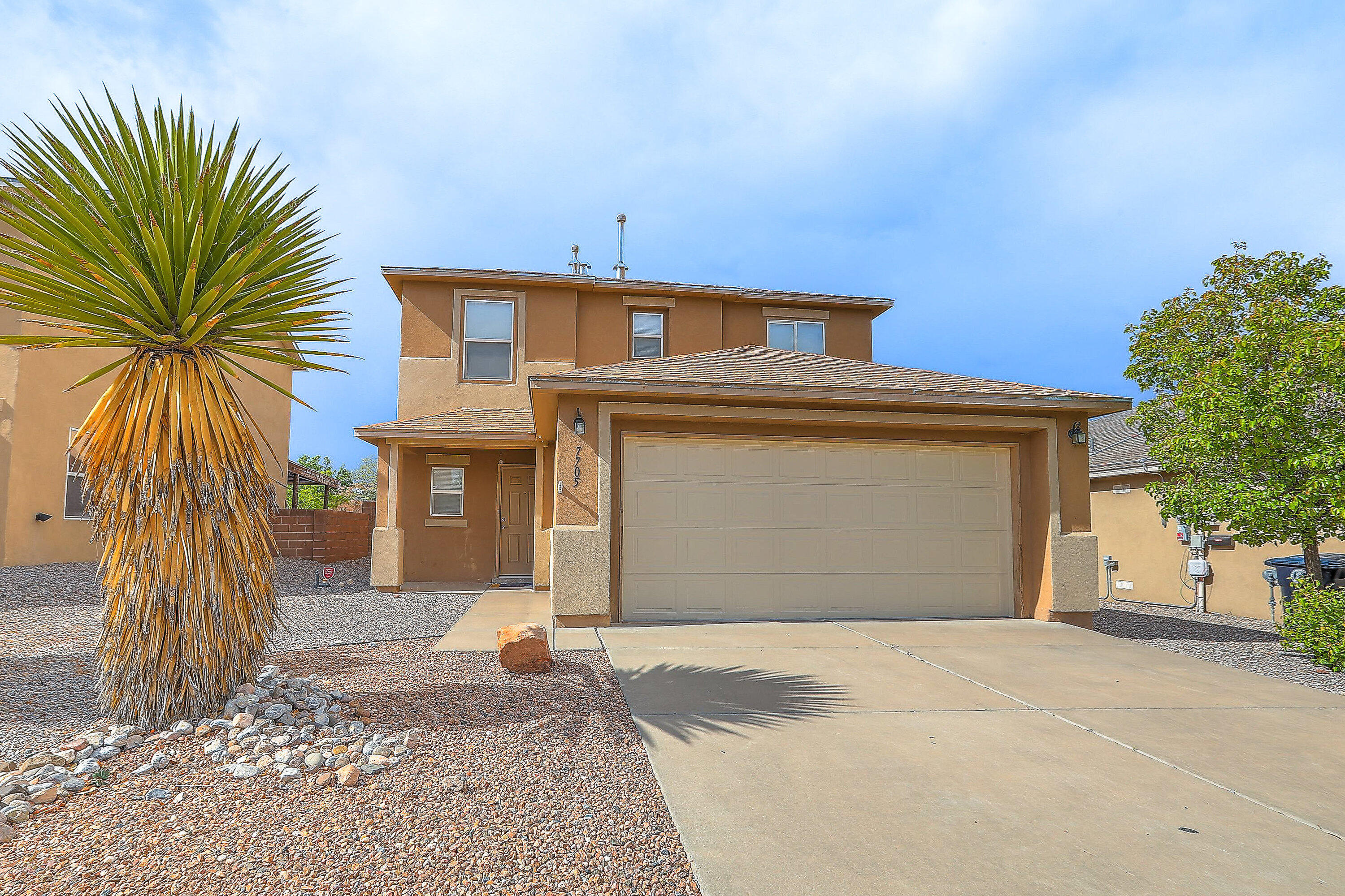 Don't miss this one! A must see KB Home in NW Albuquerque. Open concept, with a loft -new carpet and fresh paint.  Walled backyard with extended patio!