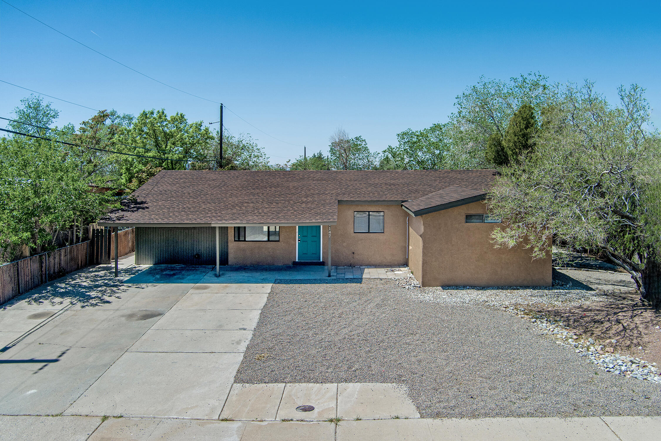 Charming Renovated 3-Bedroom Home in NE Albuquerque! Welcome to this beautifully updated single-story gem nestled in a quiet Northeast Albuquerque neighborhood! This move-in-ready 3-bedroom, 2-bathroom home features a thoughtful renovation with quality upgrades throughout. Enjoy cooking in the completely remodeled kitchen with brand new cabinets, sleek granite countertops, and a stylish tile backsplash. The spacious living areas boast new LVP flooring, while cozy new carpet adds warmth to each bedroom. Stay comfortable year-round with a new mini split heating/cooling system, and rest easy knowing the home includes a new roof, new water heater, and fresh interior and exterior paint for a clean, modern look.