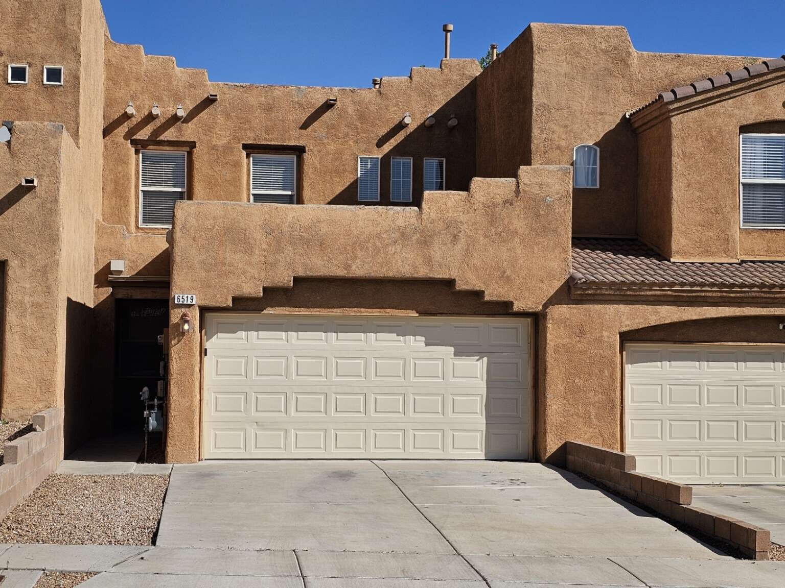 Move-in ready, 2 Bedroom, 2.5 bath two-story townhome with two master suites with adjacent bathrooms. Home is well-maintained with gas-range, microwave and new carpet and paint. Home includes intimate backyard/patio with mature flowering trees, plus a two-car garage. The townhouse is down the street from the park and exit. Ventana Ranch is a great neighborhood with a pool and tennis courts for residents. Come see this affordable property.