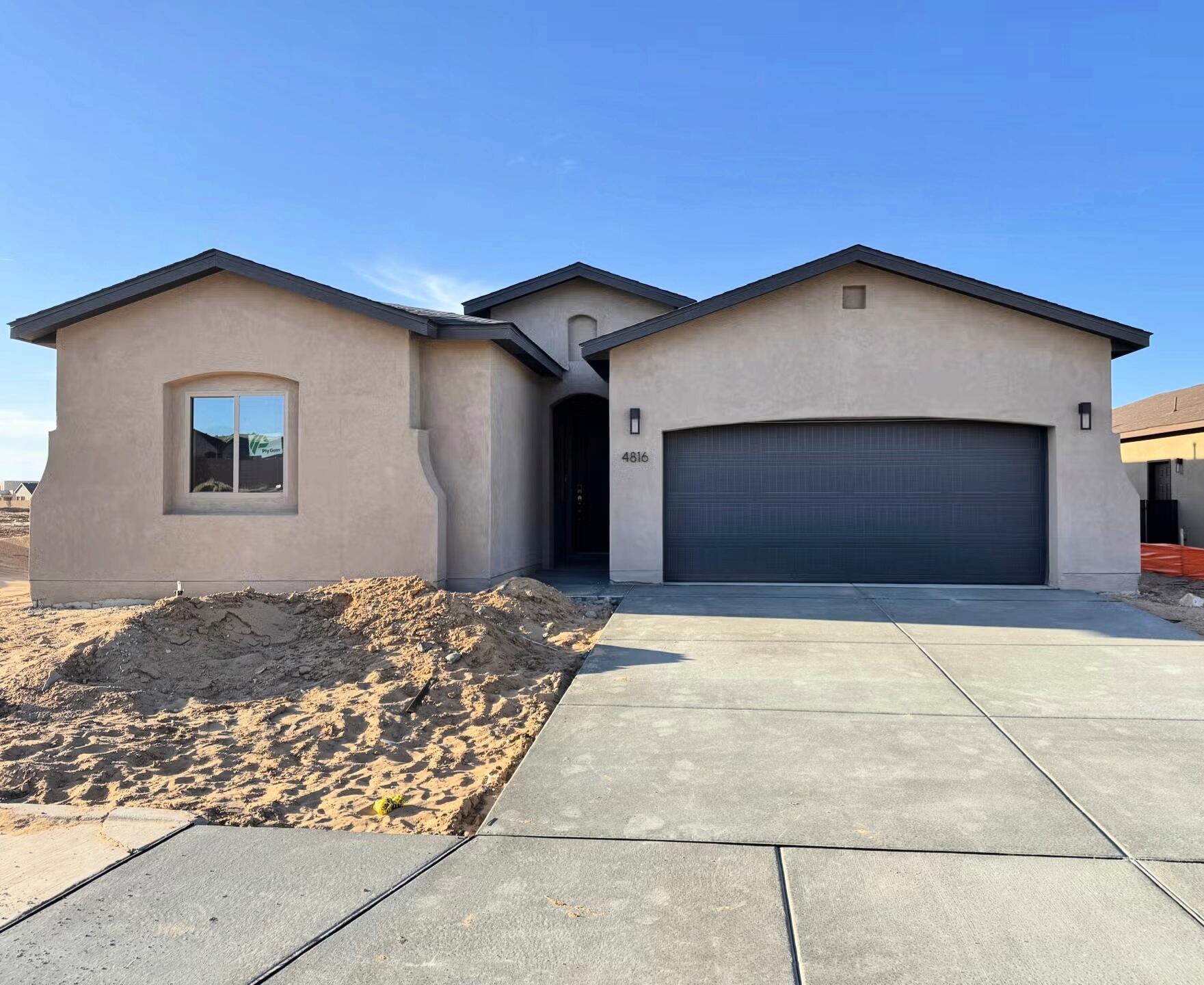 the ''Jane'' floor plan, a single-story haven designed with an open concept, perfect for those who love to entertain.  The plan boasts a primary suite with an oversized shower, and an expansive covered patio.  The added flex space completes this comfortable home designed for living.