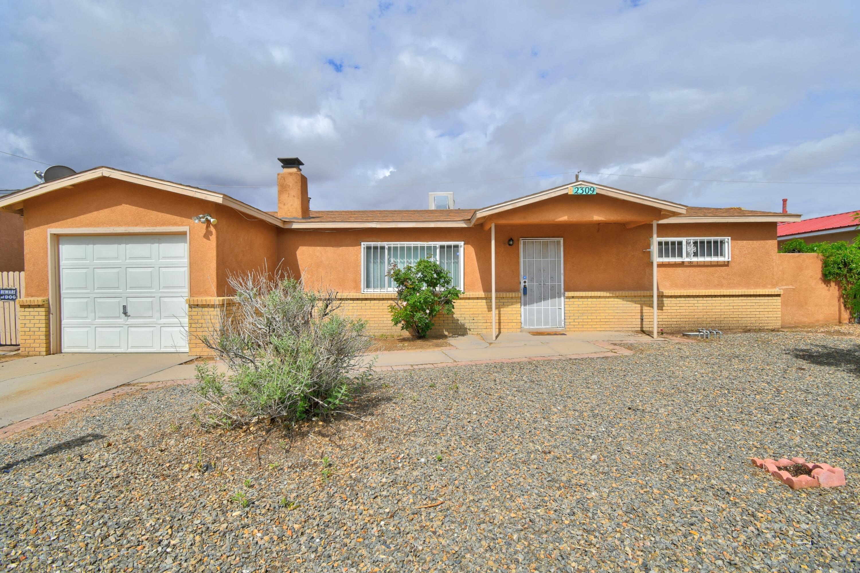 Enjoy convenience in Ladera Heights with this inviting 3-bedroom home. The fenced backyard is perfect for hosting gatherings, gardening, or simply enjoying the outdoors. Completing this home is a 1-car garage and a solar system.  Located near West Bluff Park and nearby access to I-40 and local shopping centers, this property offers both comfort and accessibility.