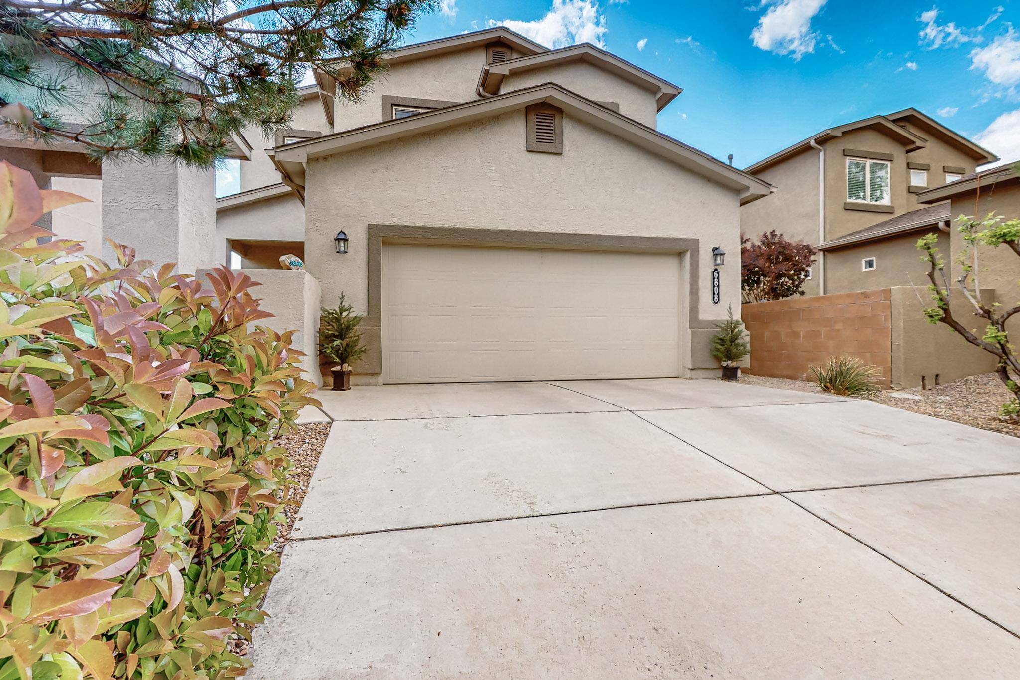 This incredible DR Horton home in the desirable Taos at The Trails is ready for you to call home. The moment you walk into the  front Porch, you are welcomed inside to the entry with 1/2 bathroom, lots of storage and a open kitchen/family room perfect for entertaining guests with lots of natural light and spacious Family Room.Kitchen features kitchen island,Dishwasher, & Micro.,. ,All kitchen appliances convey, large walkin pantry and breakfast nook. 4 Bdrms upstairs with laundry room and 2nd living area/game room. A few of the many upgrades included smart thermostat, two heating and cooling units, lighting, dura coated custom garage floor and front Patio!  Backyard is landscaped and has a drip water system and Pergola for your enjoyment.