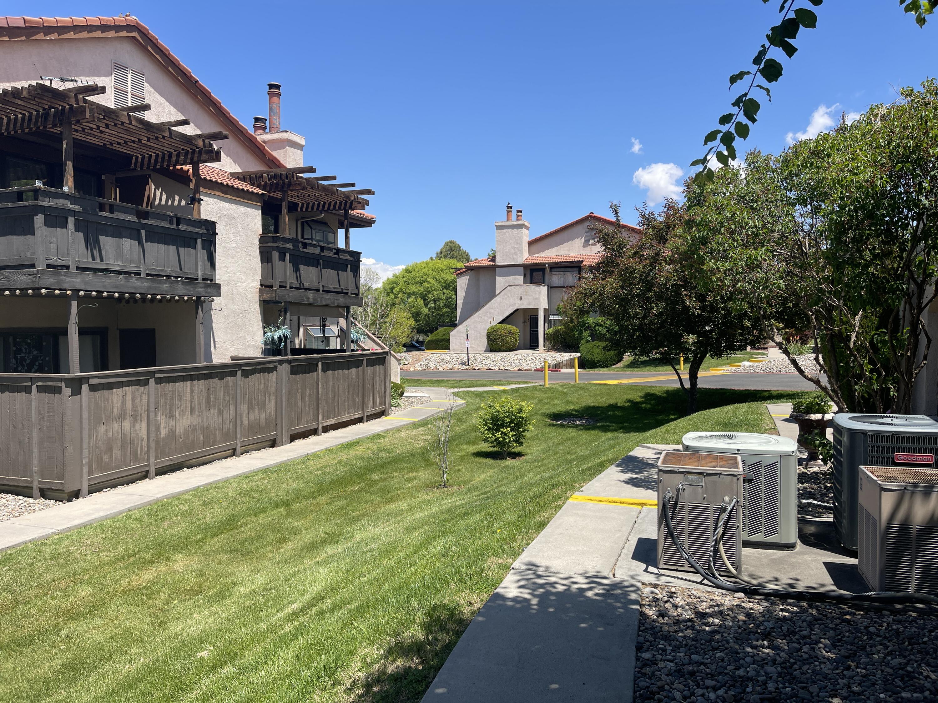 This could be a great investment, and with  your special touch this has potential to be a very nice home or a good investment. Super location in Villa Sandia Condos , located close to major highways, schools and many stores. Great location 1 bedroom 1 bath with a fireplace and this condo is a bottom level!