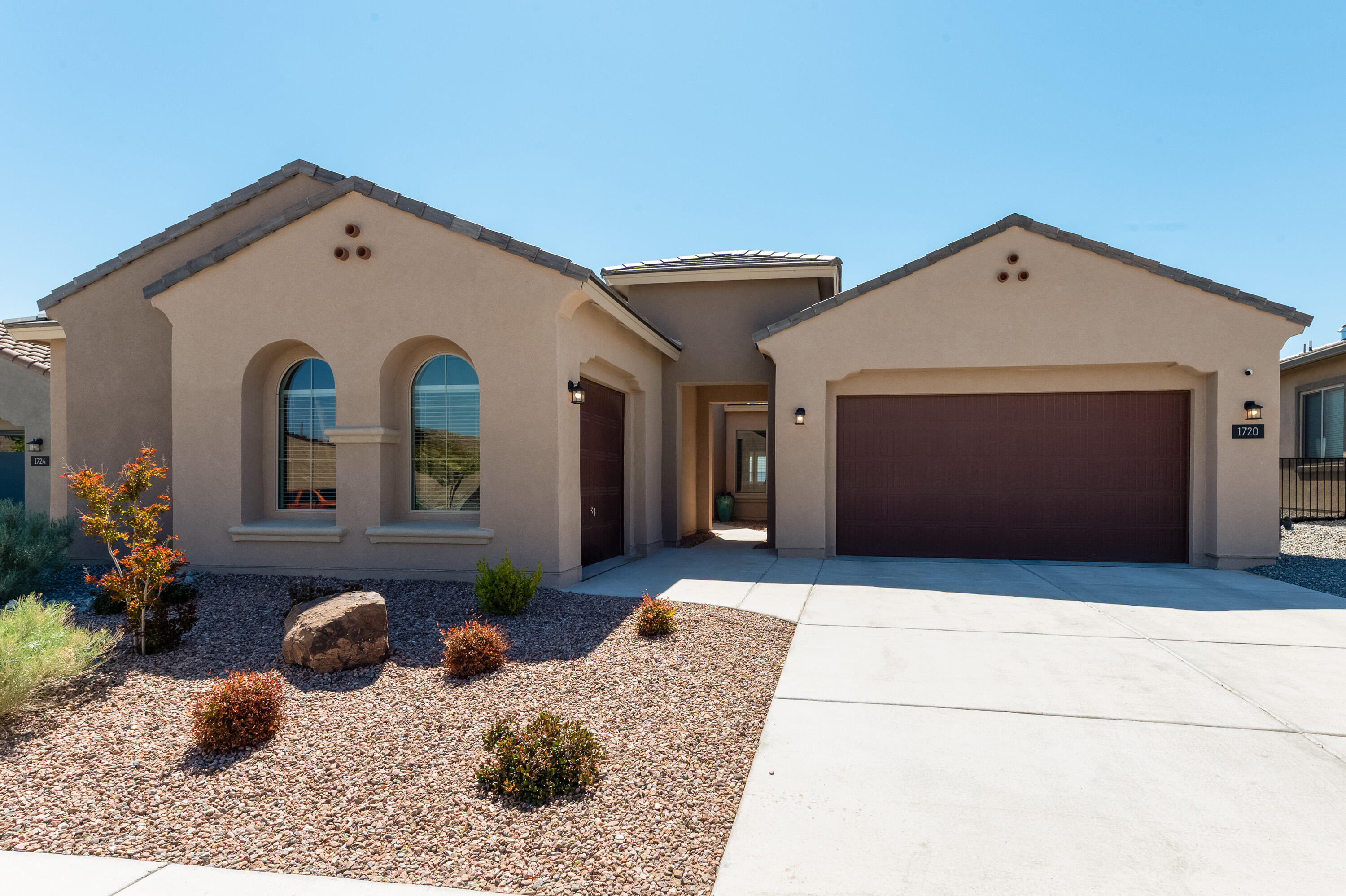 Enjoy breathtaking mountain views from your back patio in this beautifully designed 3-bedroom + office + game room home, located in a gorgeous new Pulte community. This spacious home features an open floor plan with two generous living areas, perfect for both entertaining and relaxing. The gourmet kitchen is a chef's dream, complete with premium finishes, abundant counter space, and modern appliances.The dedicated office offers a quiet retreat for remote work, while the  game room provides flexible space for fun and functionality. With designer touches throughout and access to community amenities, this home combines style, comfort, and convenience in one unbeatable package.Don't miss your chance to own a slice of mountain-view paradise!