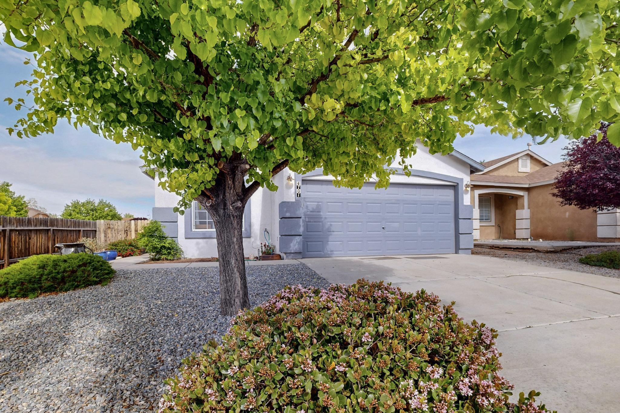 Proudly offering this Enchanted Hills charmer offering 1,550 sq. ft. with 2 Living Areas making it the perfect space for families or anyone seeking comfort and convenience. Step inside to discover a bright and inviting open-concept living area with raised ceilings, ideal for entertaining or relaxing with loved ones. The updated kitchen boasts sleek appliances and ample counter space adjacent to the Family Room. You'll love the serene master suite complete with a private bath & separate shower and double sinks, providing a peaceful retreat at the end of your day. Enjoy the oversized deck in the back yard, perfect for gatherings or enjoying your morning cup of coffee. With its move-in ready condition, New HVAC-AC & Water Heater under warranty- You'll have peace of mind in your new home!