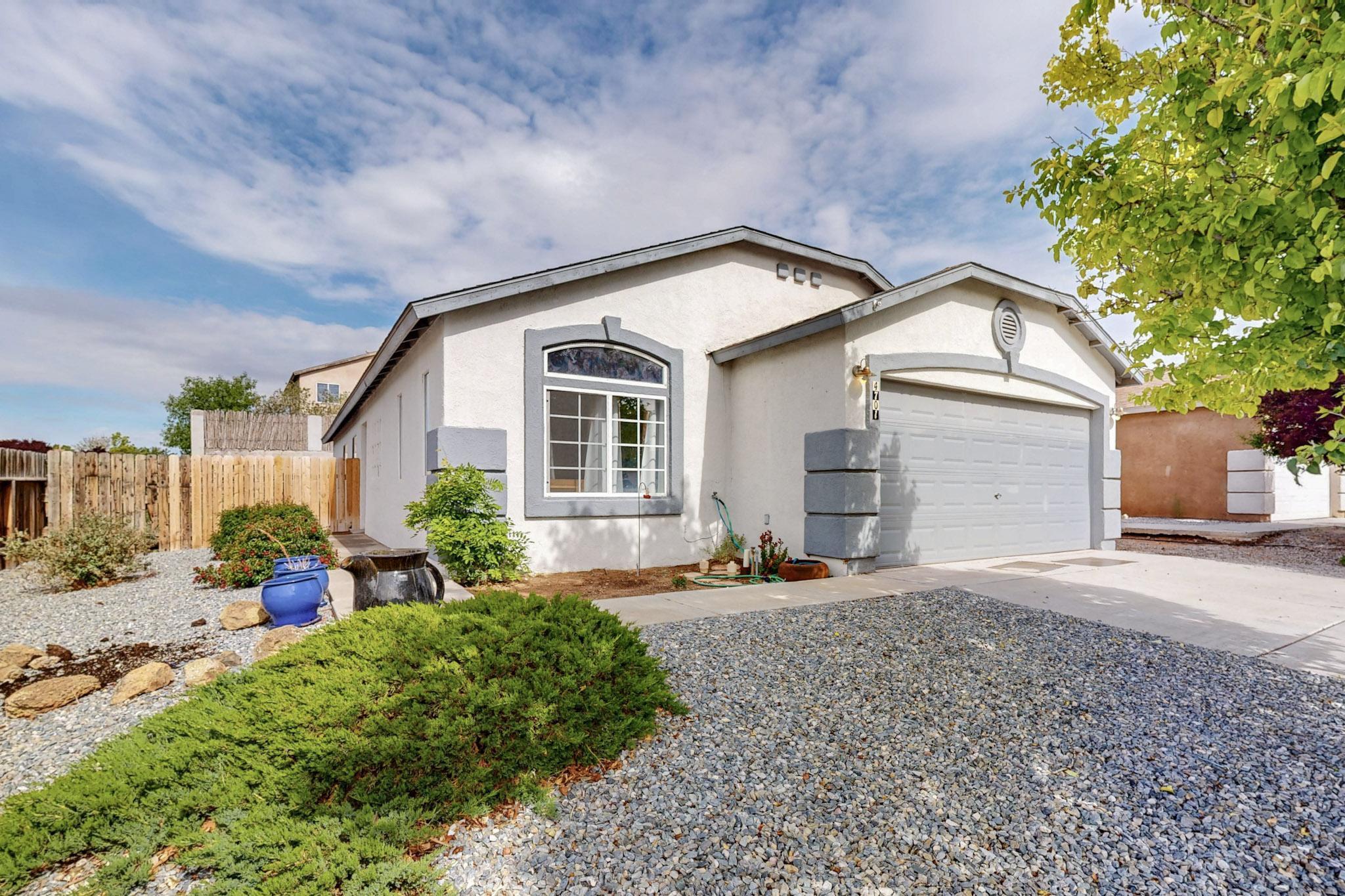 Proudly offering this Enchanted Hills charmer offering 1,550 sq. ft. with 2 Living Areas making it the perfect space for families or anyone seeking comfort and convenience. Step inside to discover a bright and inviting open-concept living area with raised ceilings, ideal for entertaining or relaxing with loved ones. The updated kitchen boasts sleek appliances and ample counter space adjacent to the Family Room. You'll love the serene master suite complete with a private bath & separate shower and double sinks, providing a peaceful retreat at the end of your day. Enjoy the oversized deck in the back yard, perfect for gatherings or enjoying your morning cup of coffee. With its move-in ready condition, New HVAC-AC & Water Heater under warranty- You'll have peace of mind in your new home!