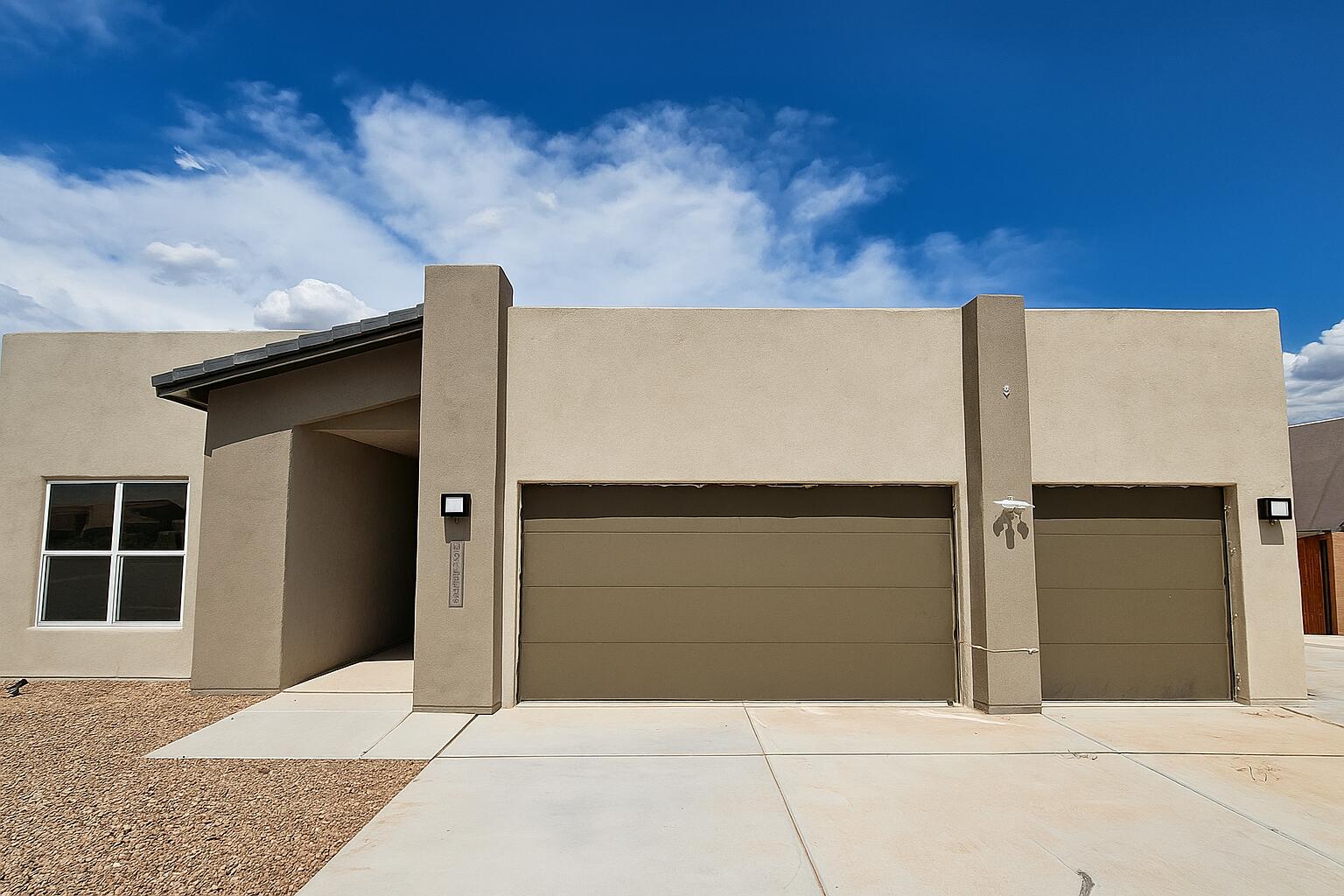 Step into the comfort of this nearly new (2023) Westway home in the sought-after Vista Entrada neighborhood in Rio Rancho.  Entertain guests in the open living area while cooking up a masterpiece in the Bosch equipped kitchen with level 5 Silestone countertops and upscale cabinets.  Set on a generous .62-acre lot, you have space to breathe, enjoy outside, and relax while watching the mountain views. The 3-car garage (wired for EV's) gives you ample space to store your toys, cars, or convert a bay into a workshop. Go through the custom metal gate for backyard vehicle access to help make the back how you envision. Walls have been raised so you have even more privacy. Schedule a showing so you can decide to make this modern home and floor plan yours.