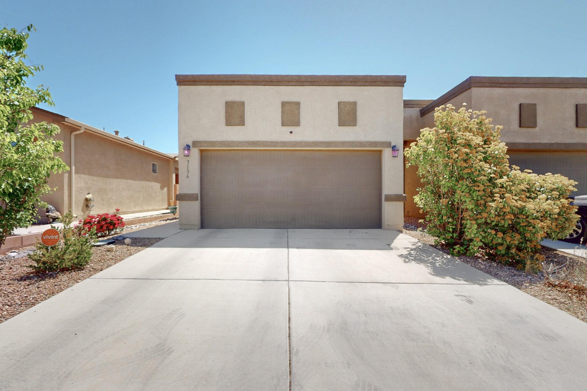 Discover this beautiful DR Horton townhome featuring a sought-after floor plan with the primary bedroom on the main floor. Enjoy a modern kitchen with granite countertops, stainless steel appliances, and a refrigerator that stays. Upstairs offers two additional bedrooms plus a versatile loft--ideal for a workspace, lounge, or creative studio. Located in a convenient area near Atrisco Heritage High School, shopping, dining, and entertainment. No PID! A perfect blend of comfort, style, and location.