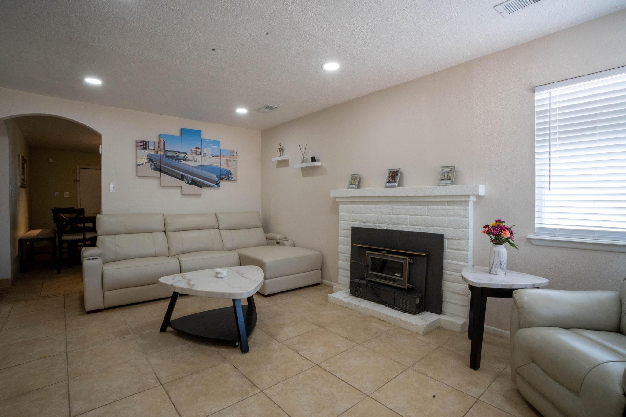 Check out this state of the art home that you don't want to miss out on. From the smart appliances like the WiFi fridge and WiFi enabled washer and dryer. Your back yard will be green year round thanks to the turf complimented with the xeriscaping contained within your walled oasis. Talk about cool, this home has recessed lighting throughout with dimmer switches in the living room. You can sing your heart away in the shower with soundscapes that seamlessly float through the air, courtesy of discreet Bluetooth speakers and adjustable lighting elegantly woven into your ceiling of the main bathroom! This house oozes great times and good food and is ready for some back yard BBQs. Schedule your show showing with your favorite Realtor and don't let someone else take your opportunity!