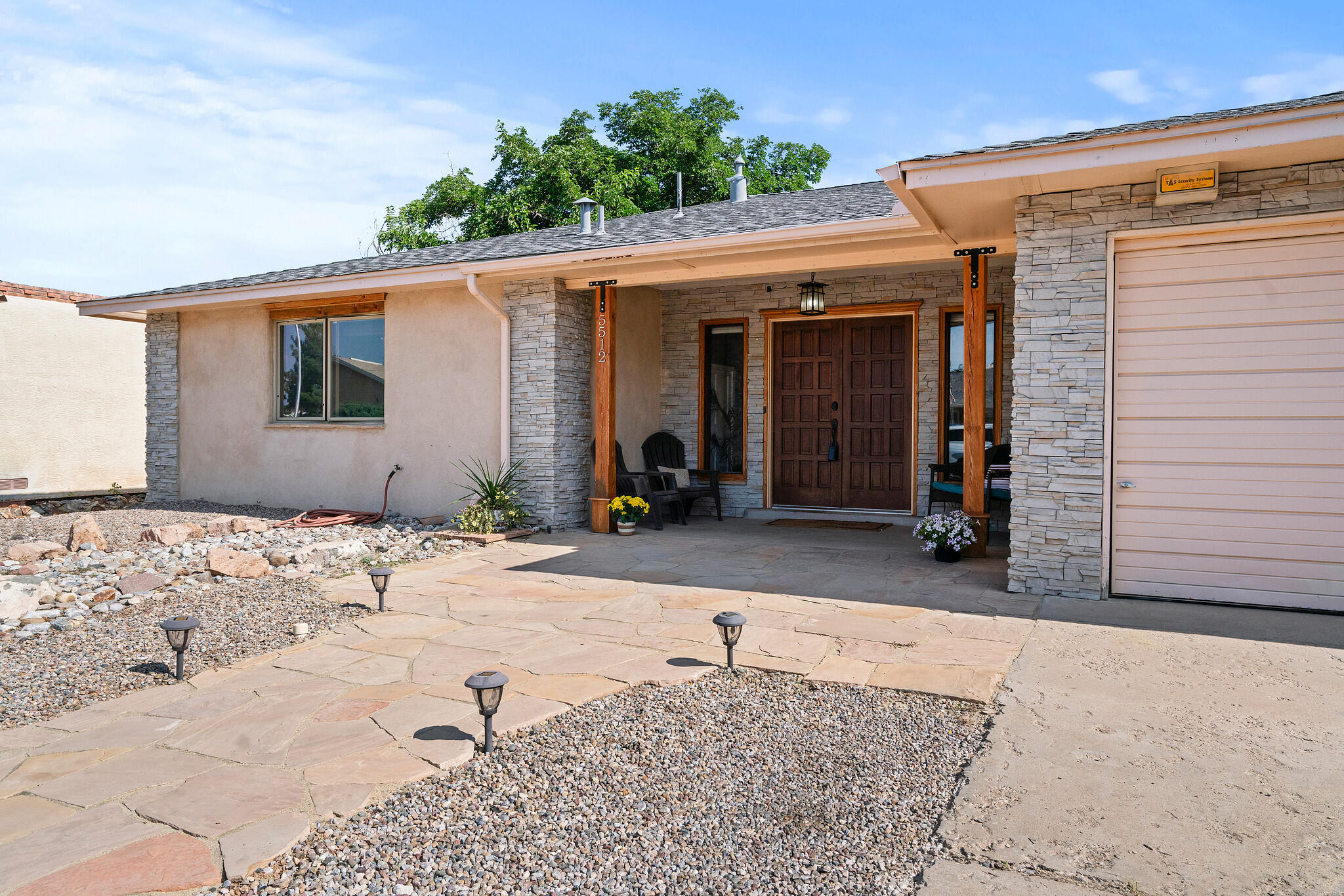 Modern Elegance Meets Natural Beauty in Taylor Ranch! Step into high-end comfort and refined design in this fully updated 3-bed, 2-bath gem located in the heart of Taylor Ranch. Every inch of this home has been thoughtfully curated with luxury finishes and custom craftsmanship throughout. Enjoy cooking and entertaining in a stunning kitchen featuring custom-built cabinetry, marbled concrete countertops with granite inlay, sleek chrome pendant lighting, and tile and wood flooring that flows seamlessly through the living spaces. An open Floorplan with a new fireplace create a luxurious yet cozy living space. A rare blend of style, comfort, & location...this move-in-ready home is your chance to own a piece of modern luxury with nature at your doorstep! (cont. in Supplemental Remarks...)
