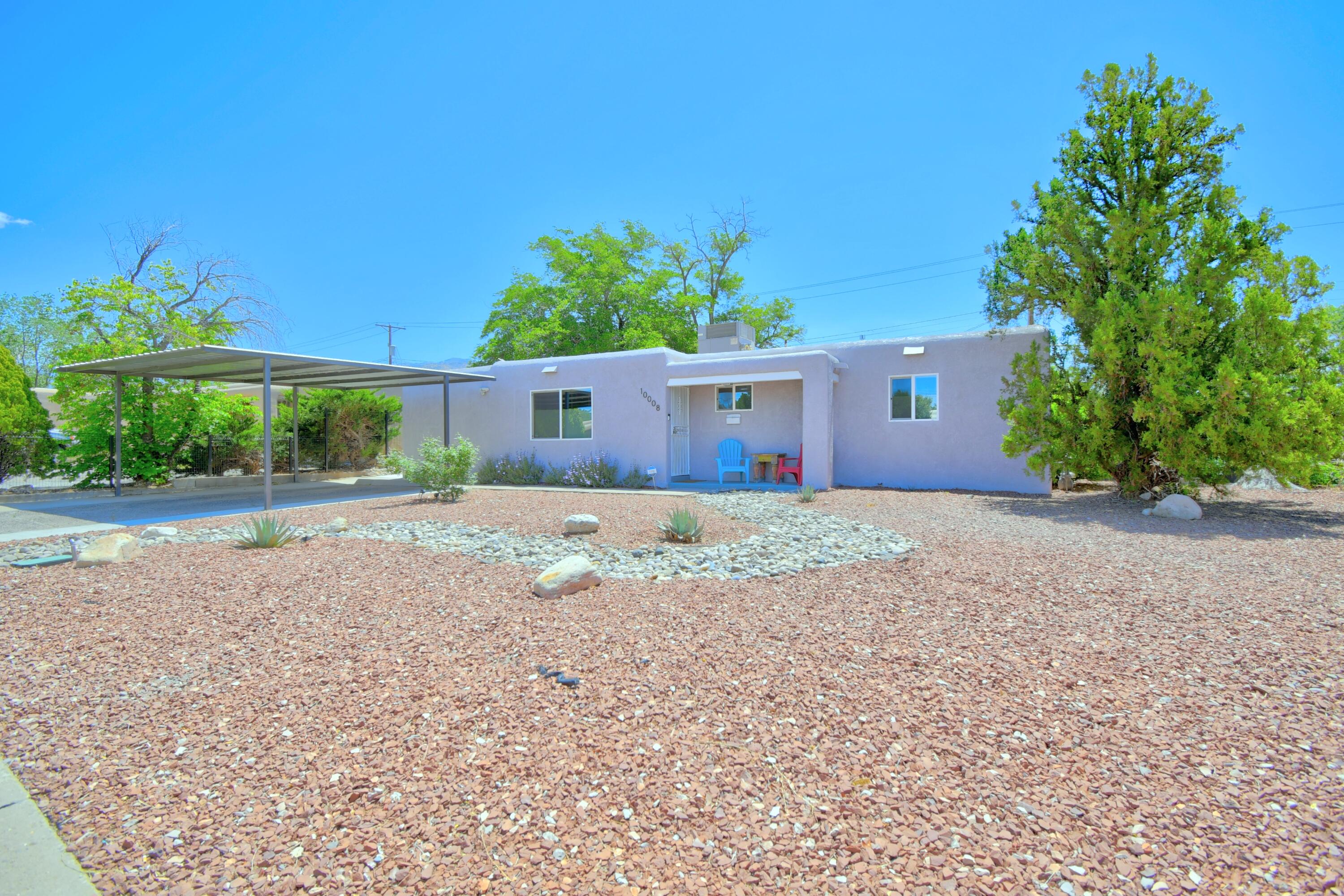 Terrific!! This home has been updated and is in pristine condition. Enter into the lovely living room with tons of light from large front window. Open floor plan with extra large eat in kitchen between living room and family room. Kitchen features granite slab counter tops, recessed ceiling lights and Samsung appliances. The family room offers a great stone gas fireplace and opens to patio in private backyard. Backyard has tall walls and large planting areas. Paradise is what you make it. New half bath in in laws area is super convenient for family and guests. Storage is easily handled by the oversized laundry room and attractive storage in back. Refrigerated A/C, ceiling fans and LED accent lighting. Great location, close to shopping and Eldorado HS.